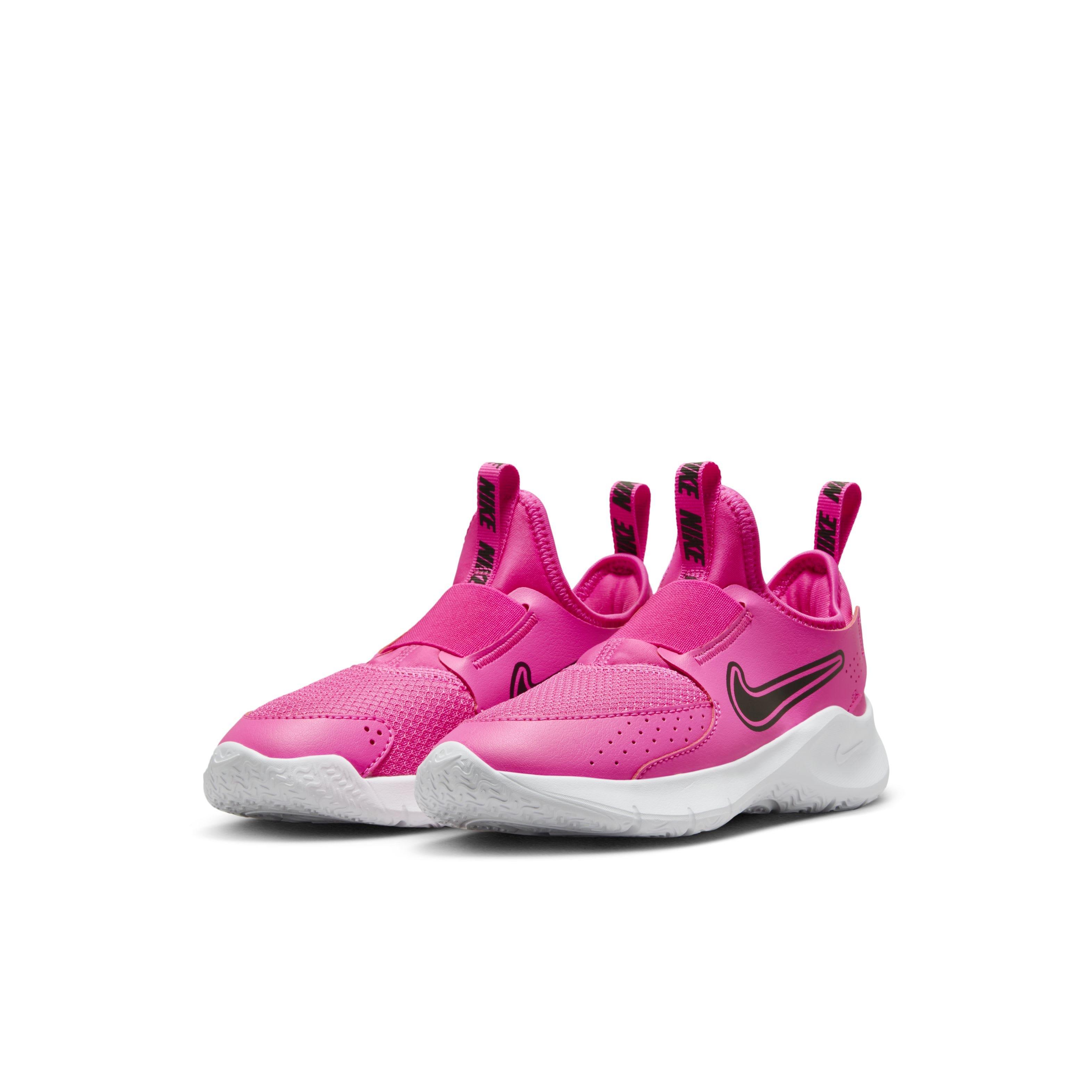 Nike Flex Runner 3 Preschool Girls' "Laser Fuchsia/Black" Running Shoe