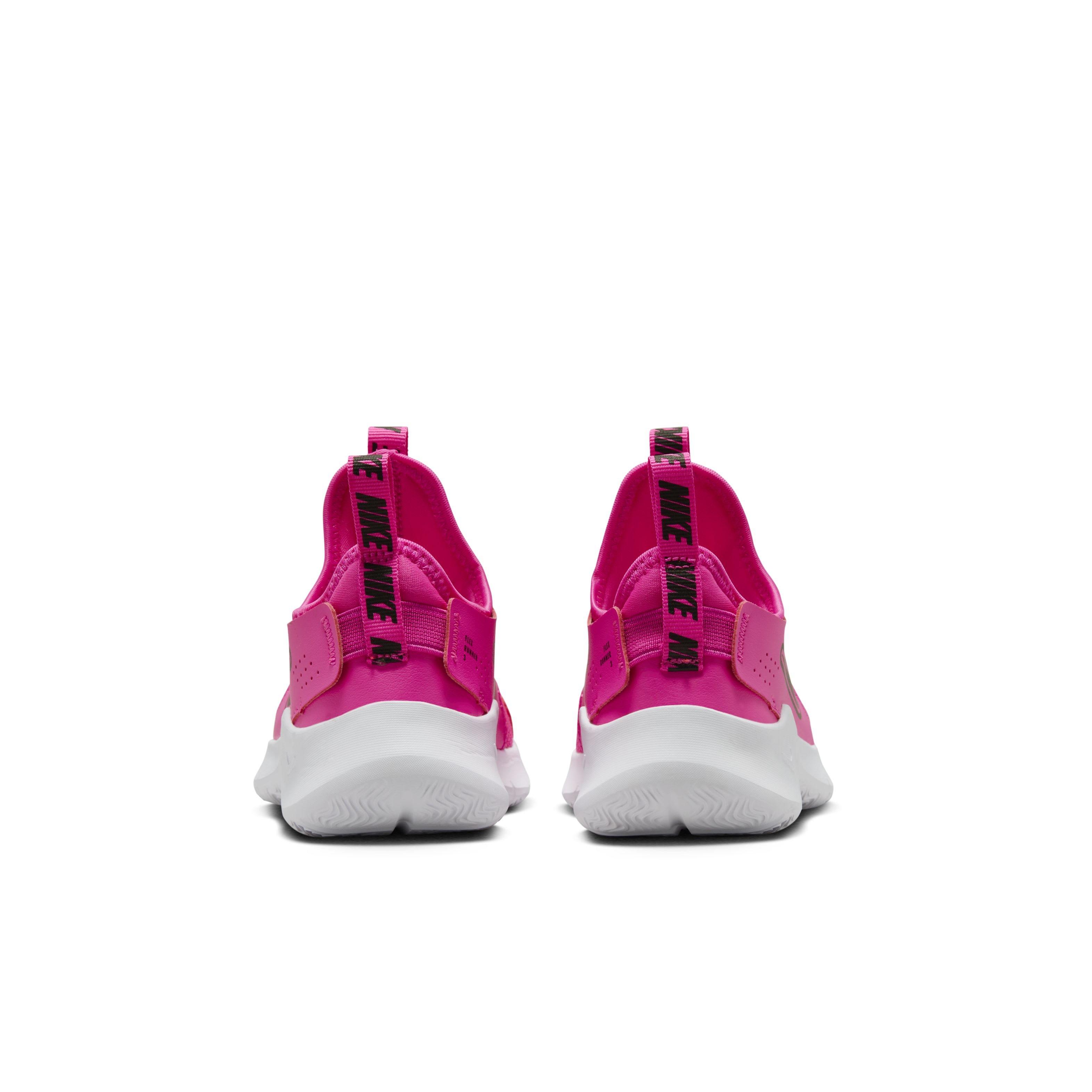 Nike Flex Runner 3 Preschool Girls' "Laser Fuchsia/Black" Running Shoe