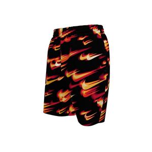 Nike Big Boys' Swim Breaker Asteroid Swoosh 7" Brief-Lined Volley Swim Shorts