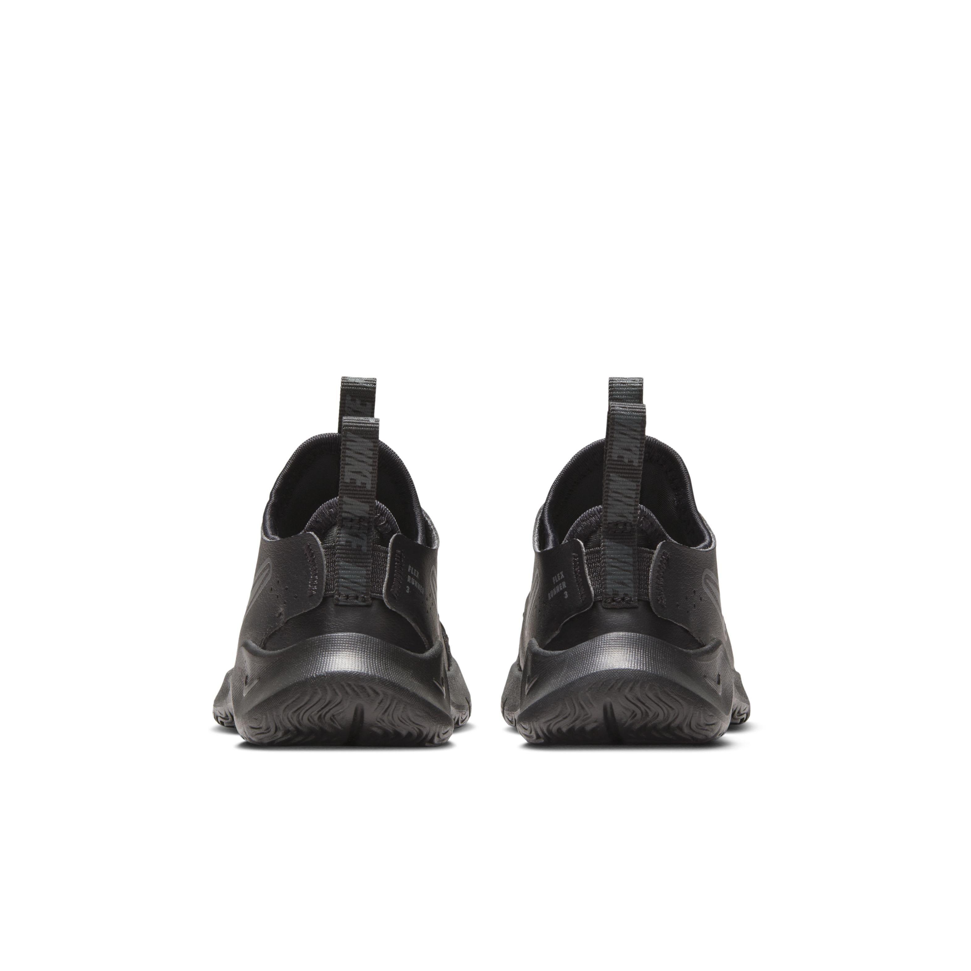 Nike Flex Runner 3 Infant Boys' "Black/Black/Anthracite" Running Shoe