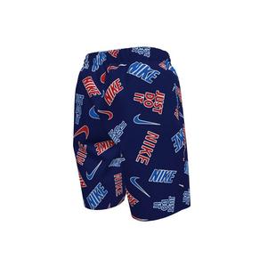 Nike Big Boys' Swim Breaker Outline 7" Brief-Lined Volley Swim Shorts