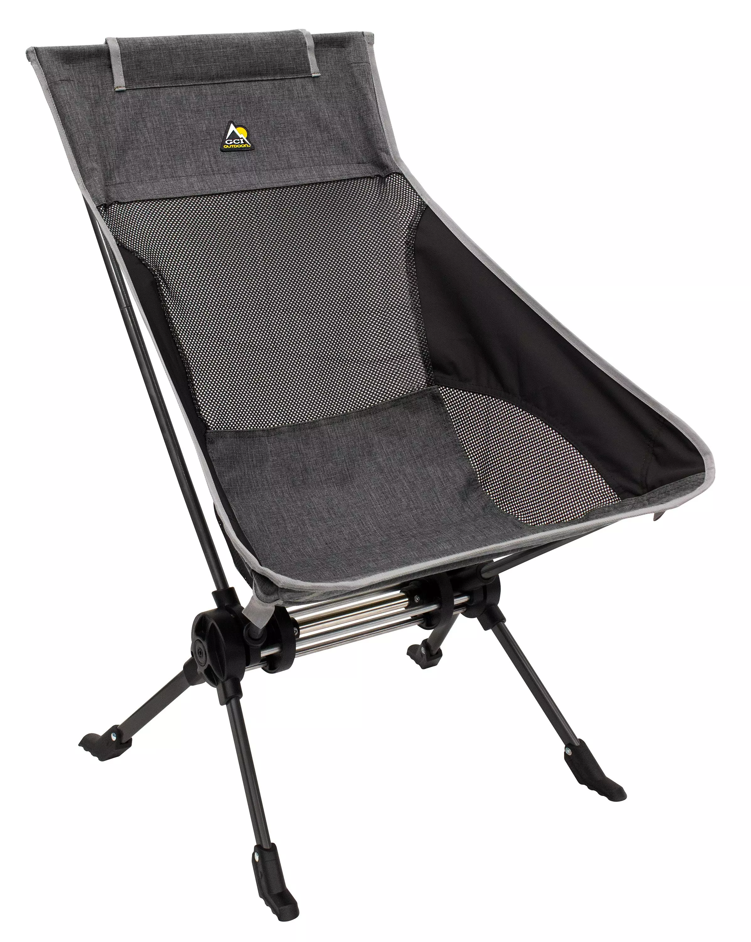 GCI Outdoor ComPack Rocker -Heathered Pewter - HEATHERED PEWTER