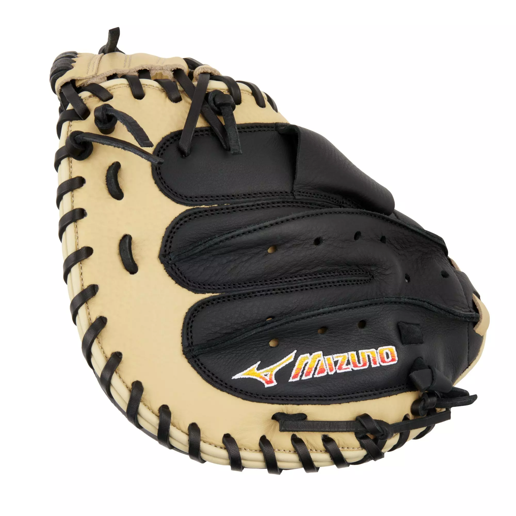 Mizuno GXC90B5 Franchise 33.5" Catchers Mitt Baseball Glove LHT - BLACK/TAN