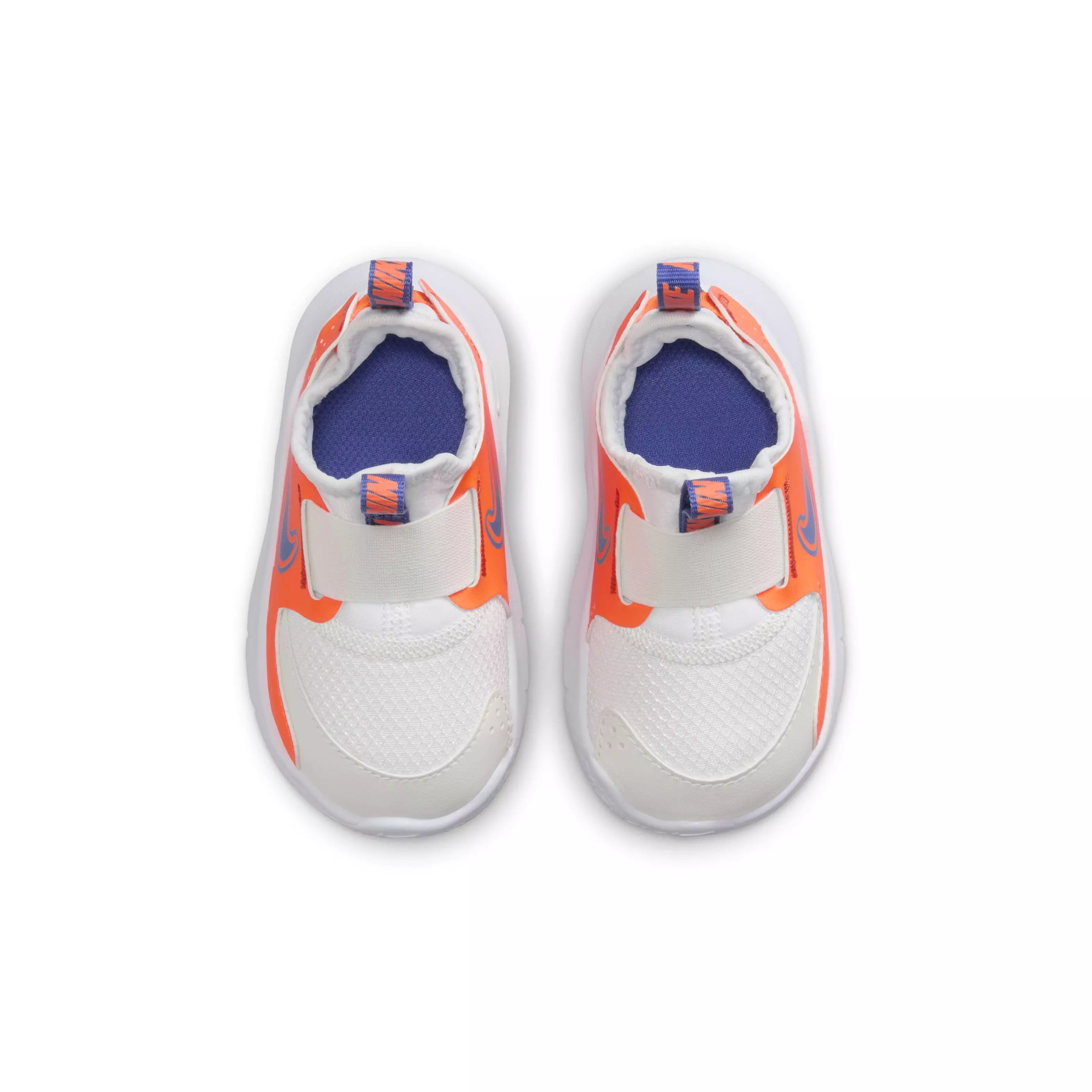 Nike Flex Runner 3 "White/Total Orange/Team Orange/Astronomy Blue" Infant Boys' Running Shoe - WHITE/ORANGE/ORANGE/BLUE