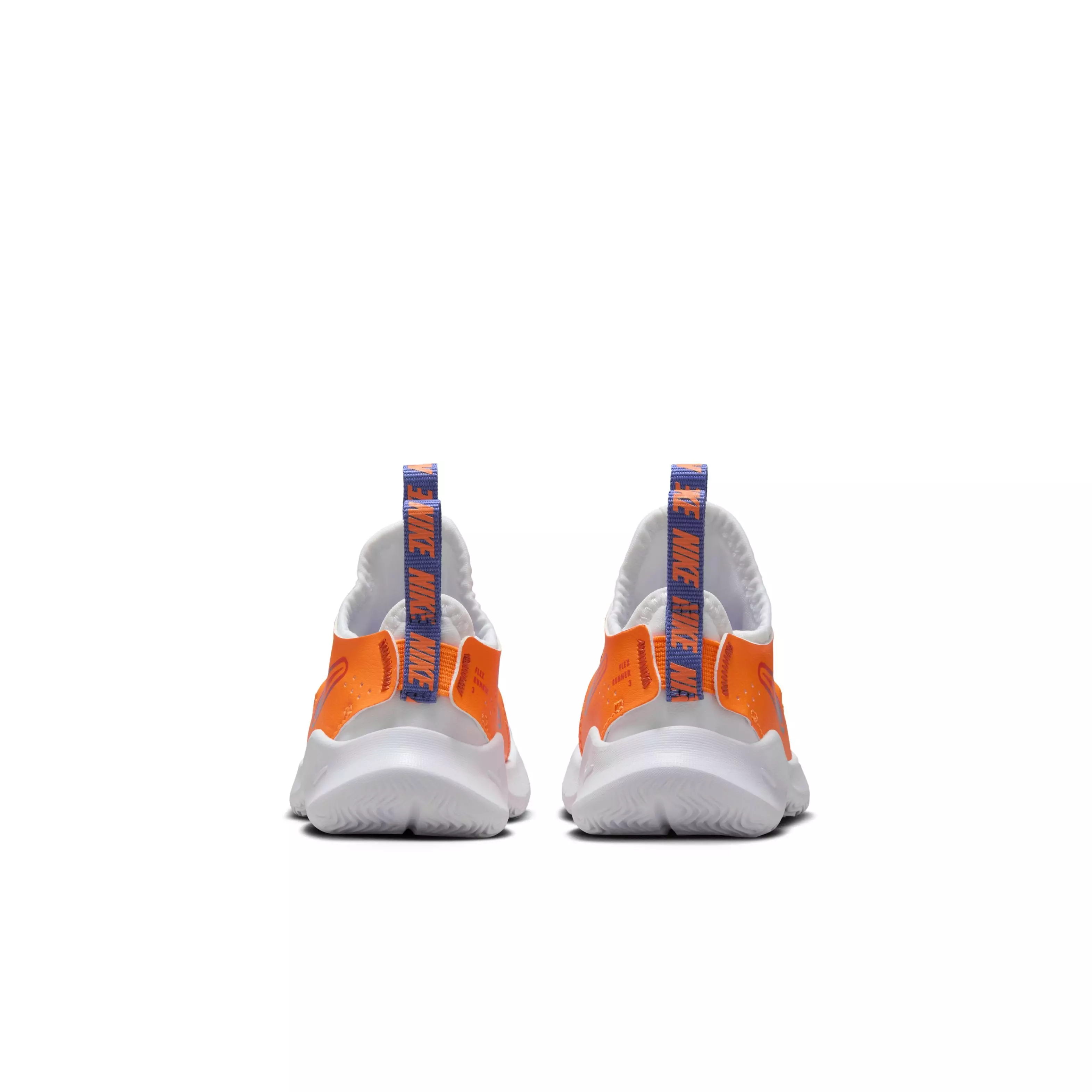 Nike Flex Runner 3 "White/Total Orange/Team Orange/Astronomy Blue" Infant Boys' Running Shoe - WHITE/ORANGE/ORANGE/BLUE