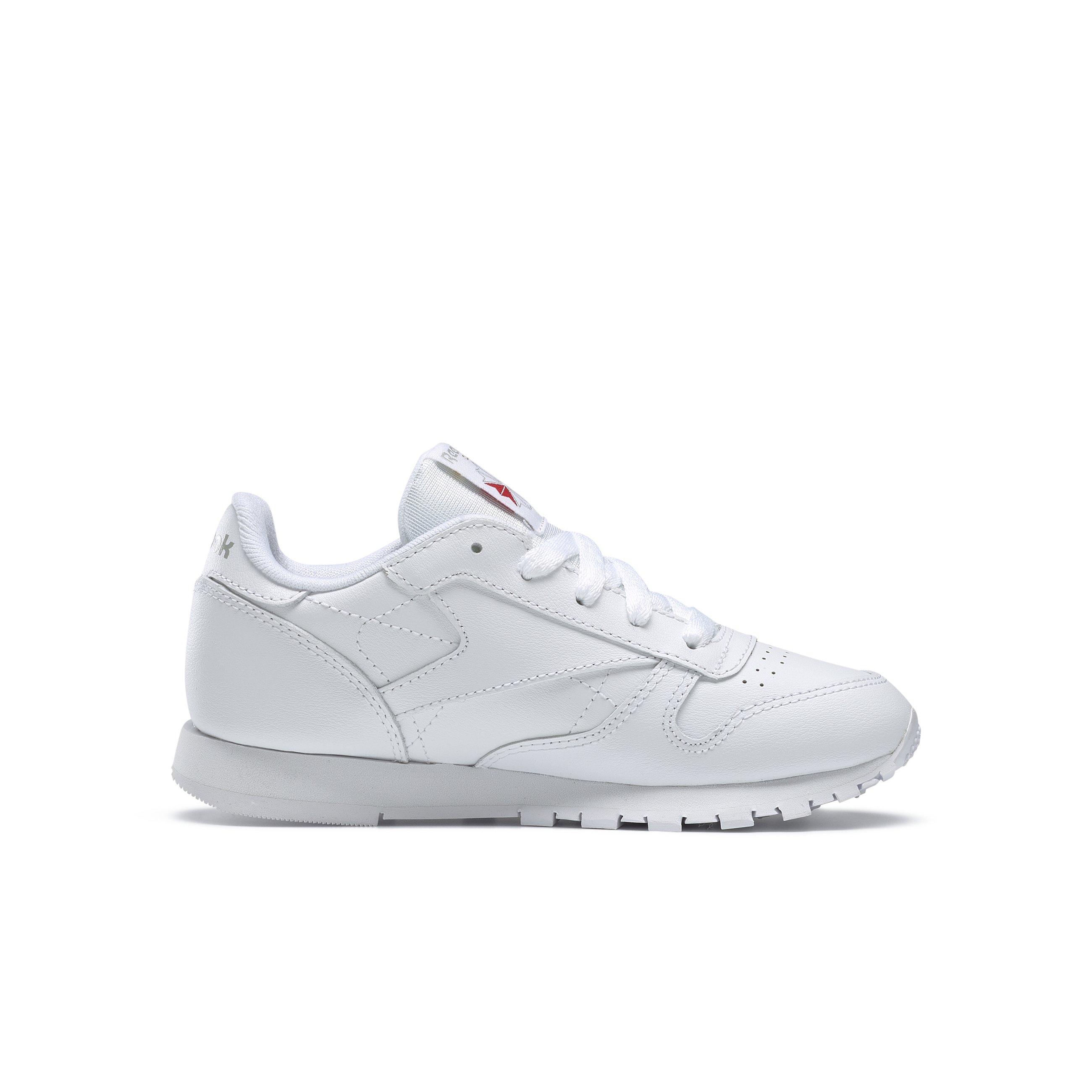 Reebok Classic Leather Preschool Boys' "White" Shoe