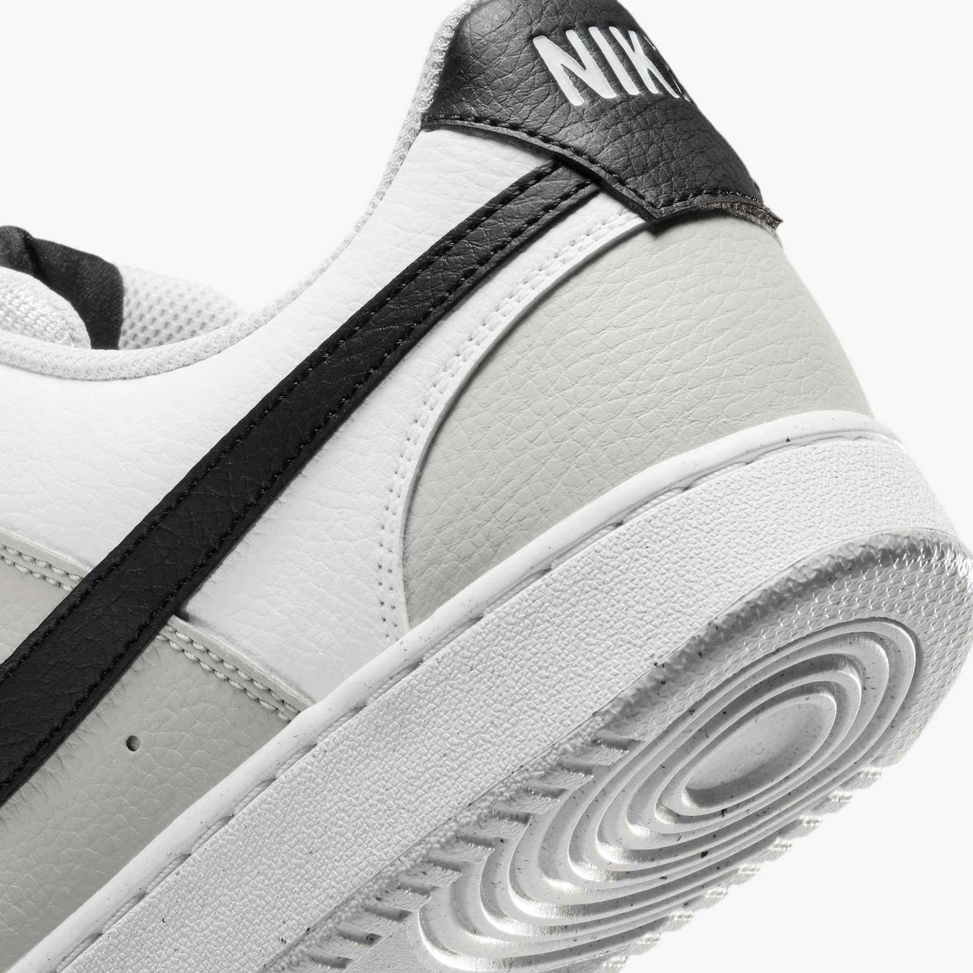 Nike Court Vision Low "Grey Fog/Black/White" Men's Shoe - GREY/BLACK/WHITE Thumbnail View 7