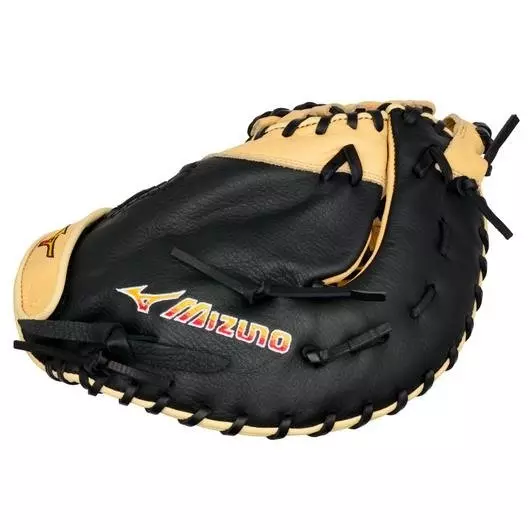 Mizuno GXF90B5 Franchise 12.5" First Base Mitt Baseball Glove LHT - BLACK/TAN