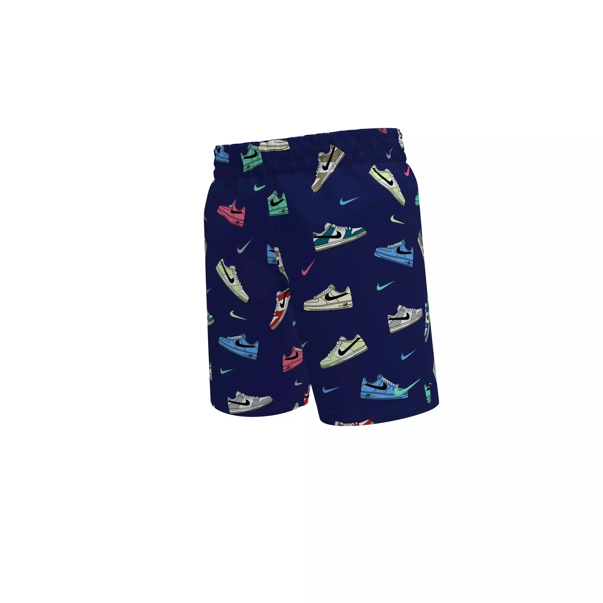 Nike Little Boys' Swim Kicks Long Sleeve Top and Short Swim Set - NAVY