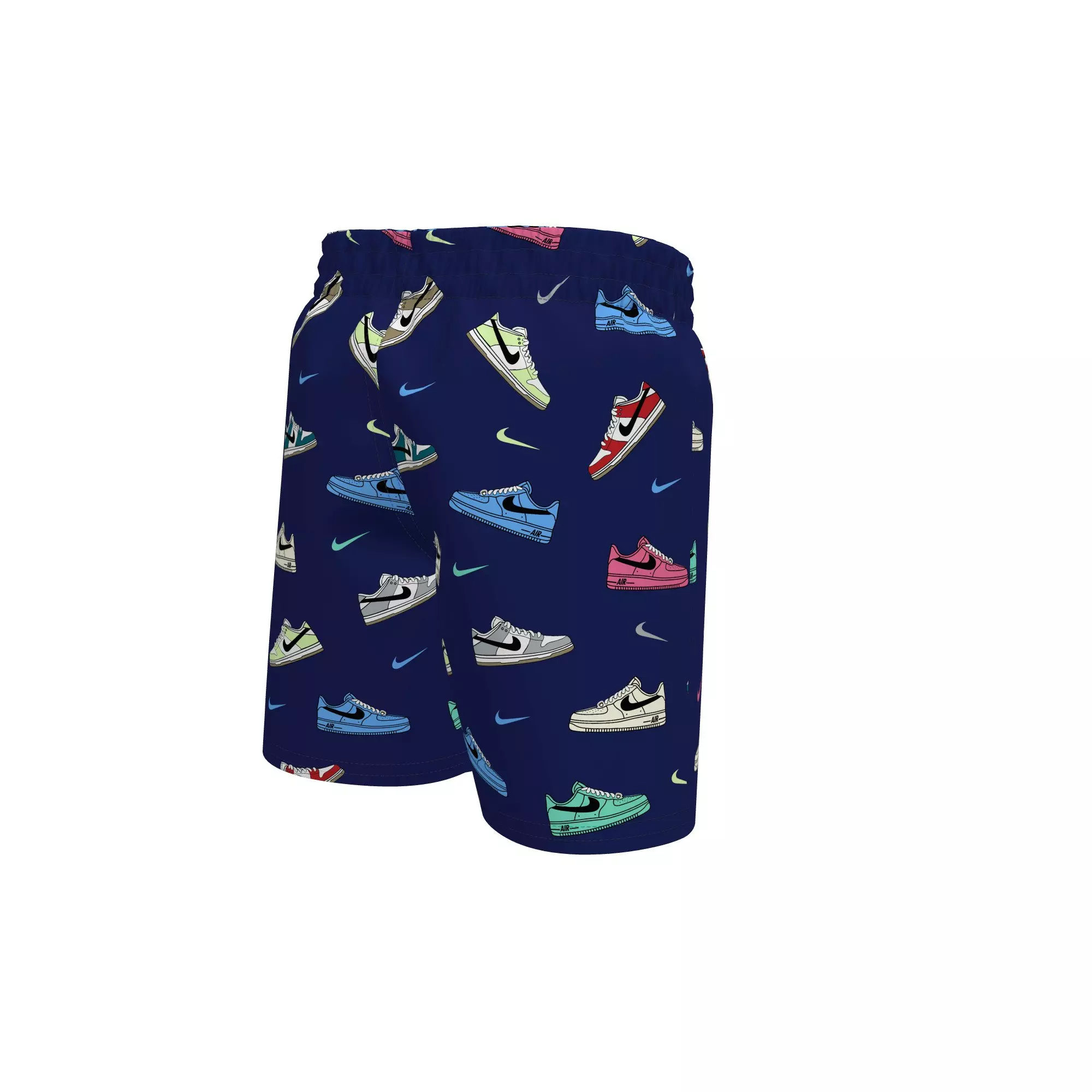 Nike Little Boys' Swim Kicks Long Sleeve Top and Short Swim Set - NAVY