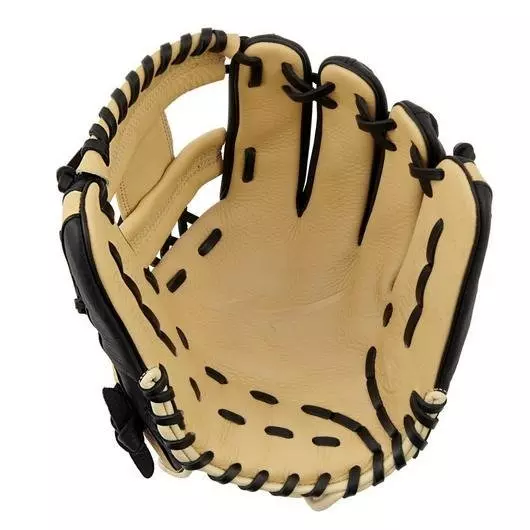 Mizuno GFN1150B5 Franchise 11.5" Infielder Baseball Glove RHT - BLACK/TAN