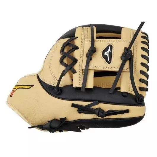 Mizuno GFN1150B5 Franchise 11.5" Infielder Baseball Glove RHT - BLACK/TAN
