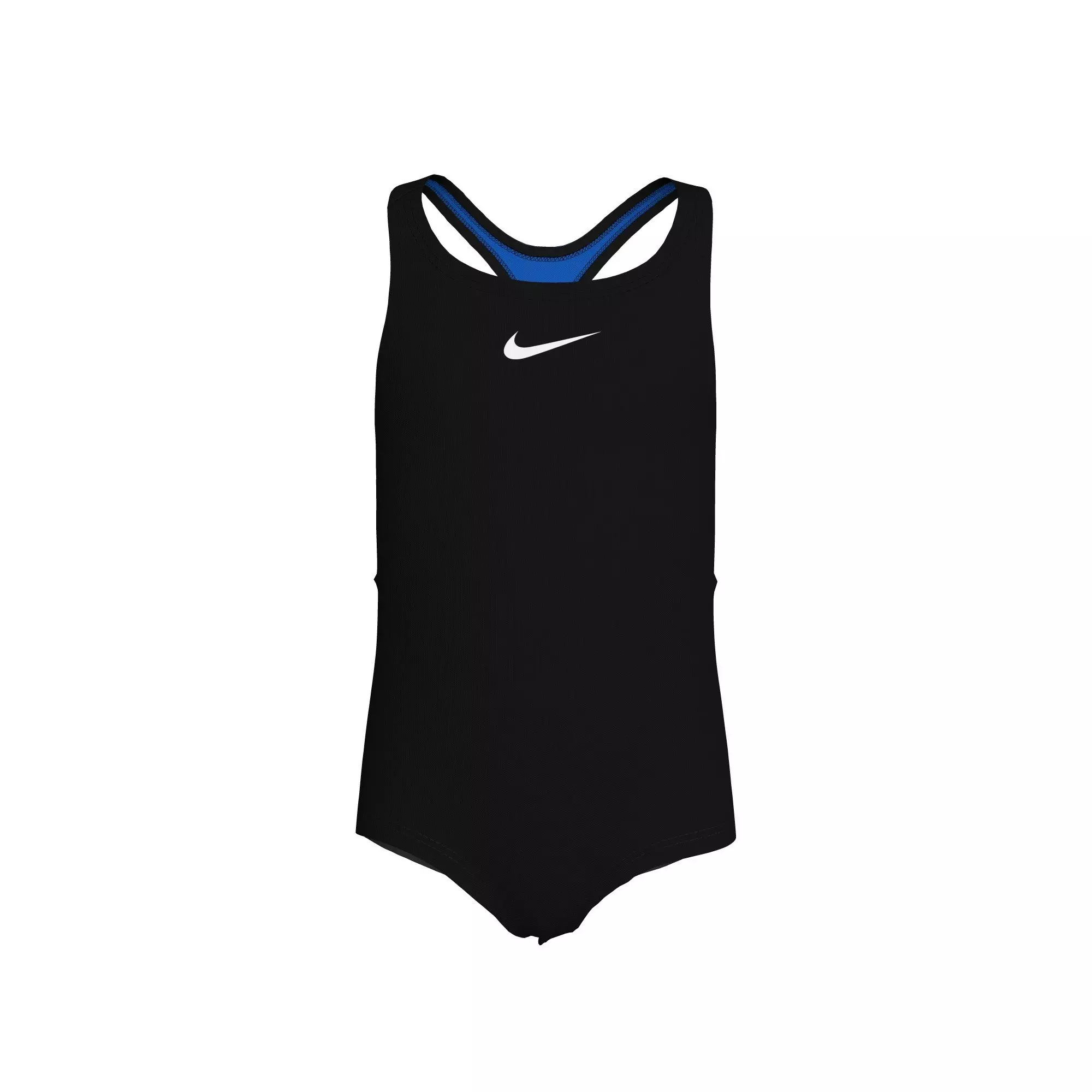 Nike Little Girls' Swim Effortless Racerback One Piece Swimsuit - BLACK