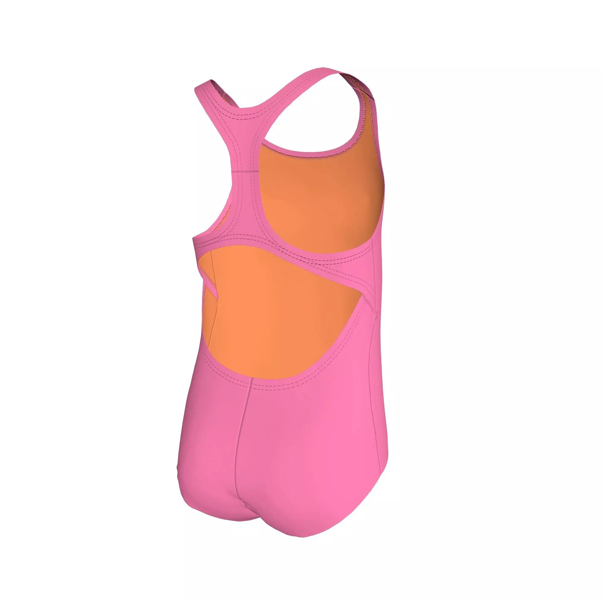 Nike Little Girls' Swim Effortless Racerback One Piece Swimsuit - PINK