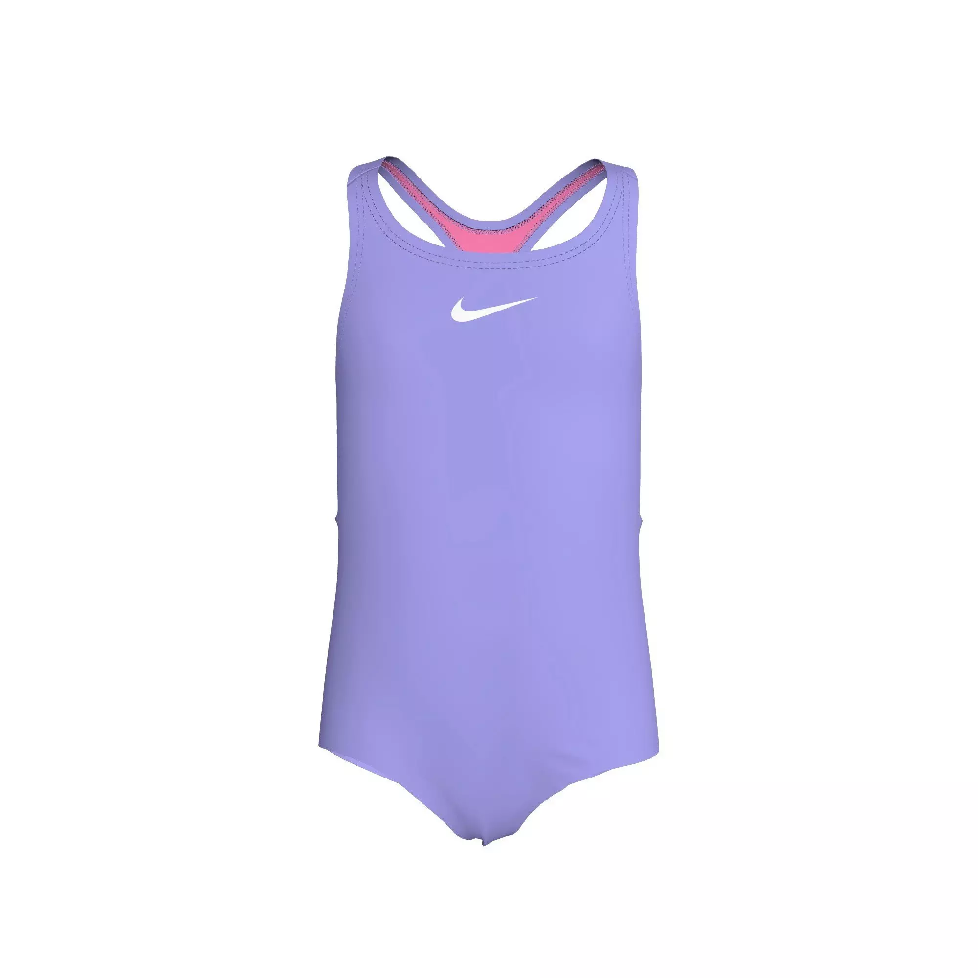 Nike Little Girls' Swim Effortless Racerback One Piece Swimsuit - PURPLE