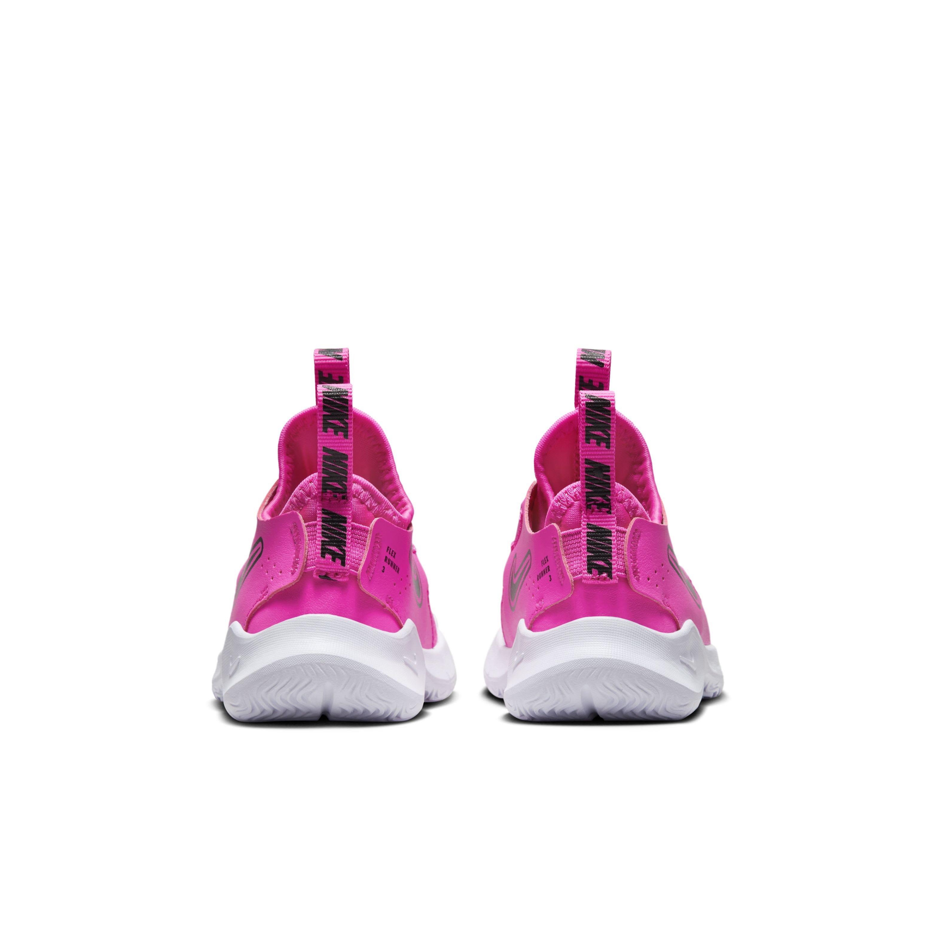 Nike Flex Runner 3 Infant Girls' "Laser Fuchsia/Black" Running Shoe