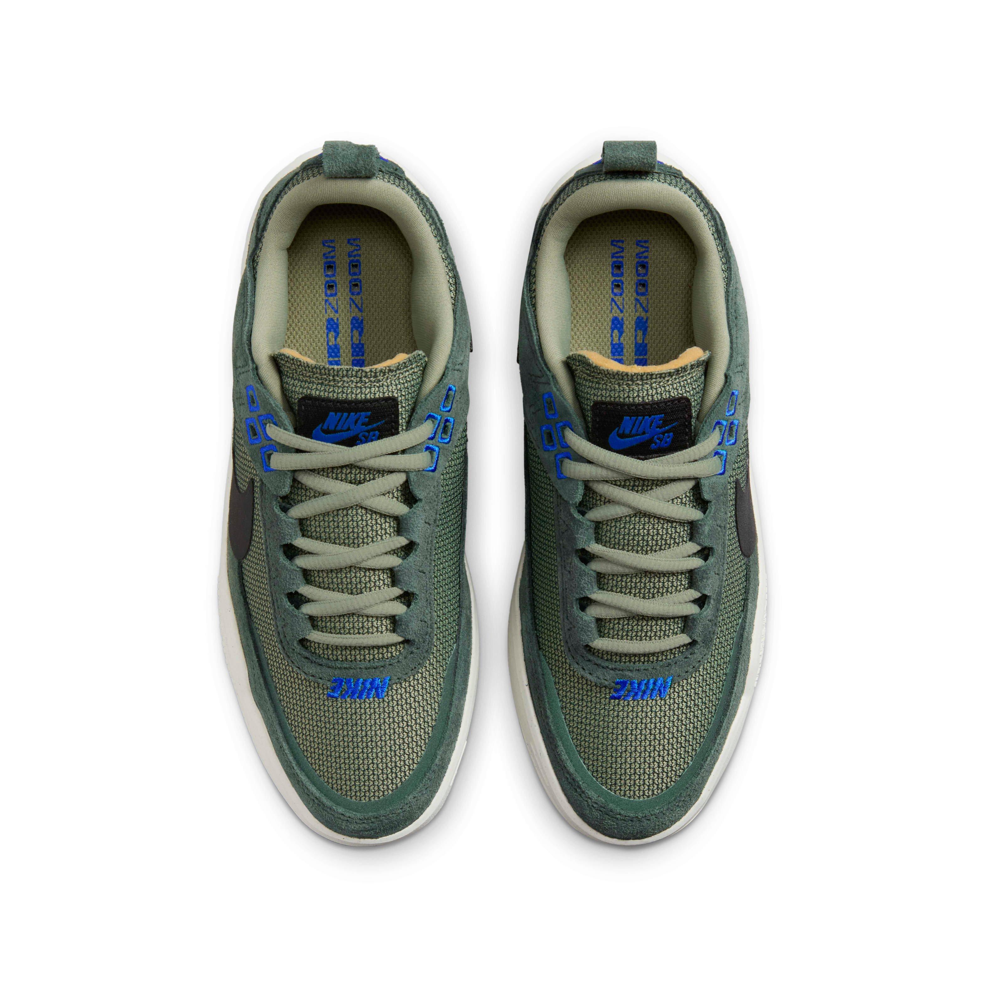 Nike SB Day One Grade School Boys' "Vintage Green/Oil Green/Sail/Black" Skateboarding Shoe