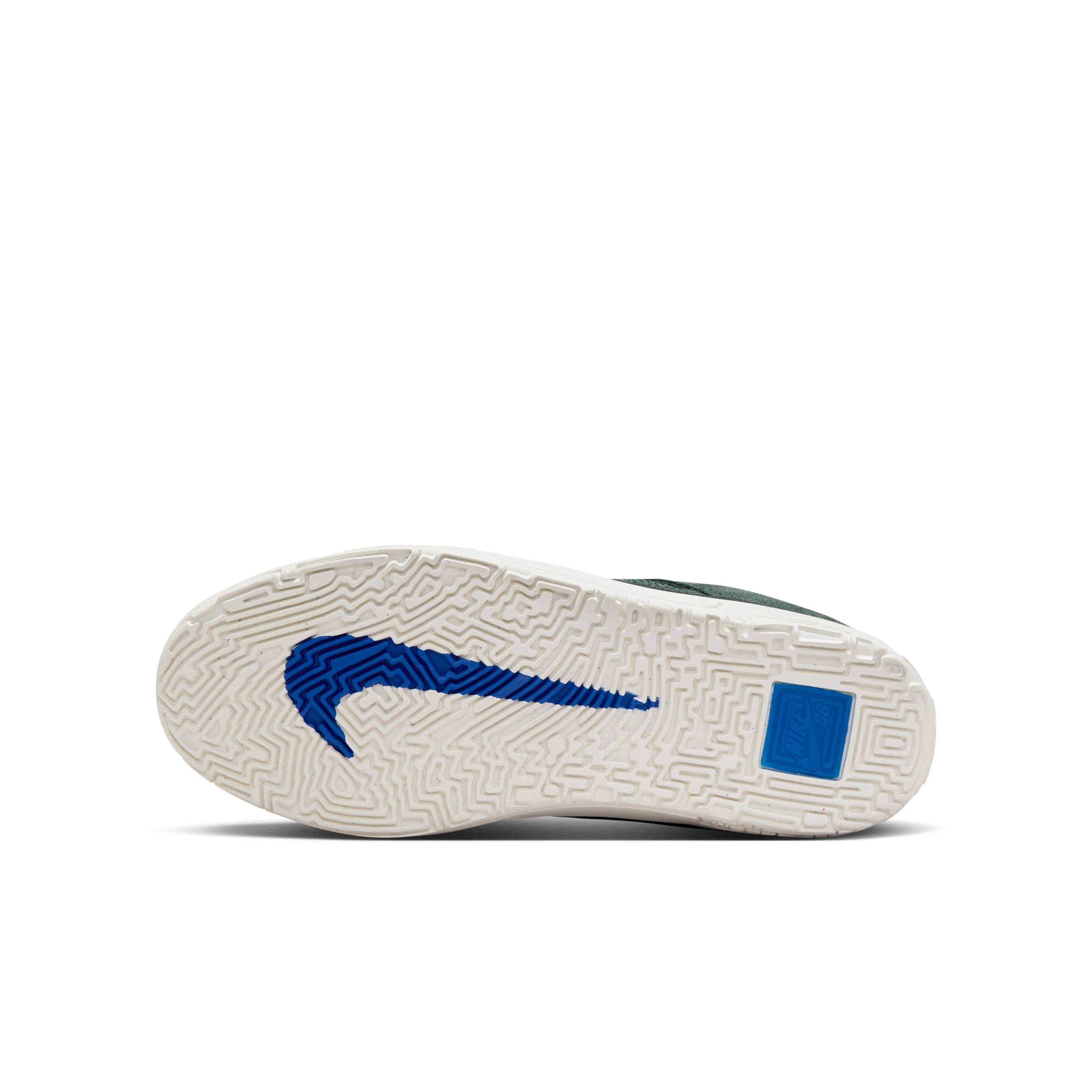 Nike SB Day One Grade School Boys' "Vintage Green/Oil Green/Sail/Black" Skateboarding Shoe