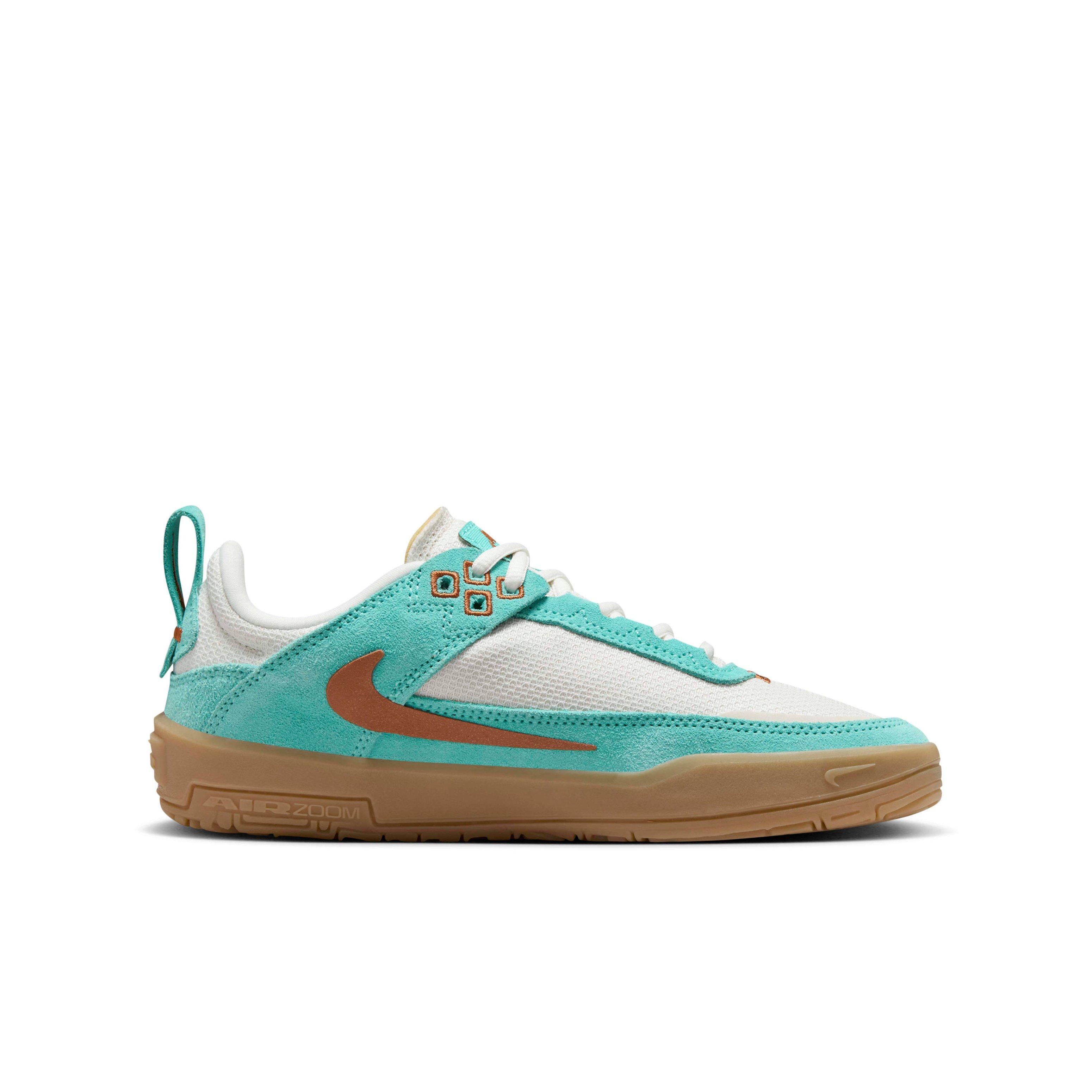 Nike SB Day One Grade School Boys' "Green/Phantom/Gum Light Brown/Dark Russet" Skateboarding Shoe