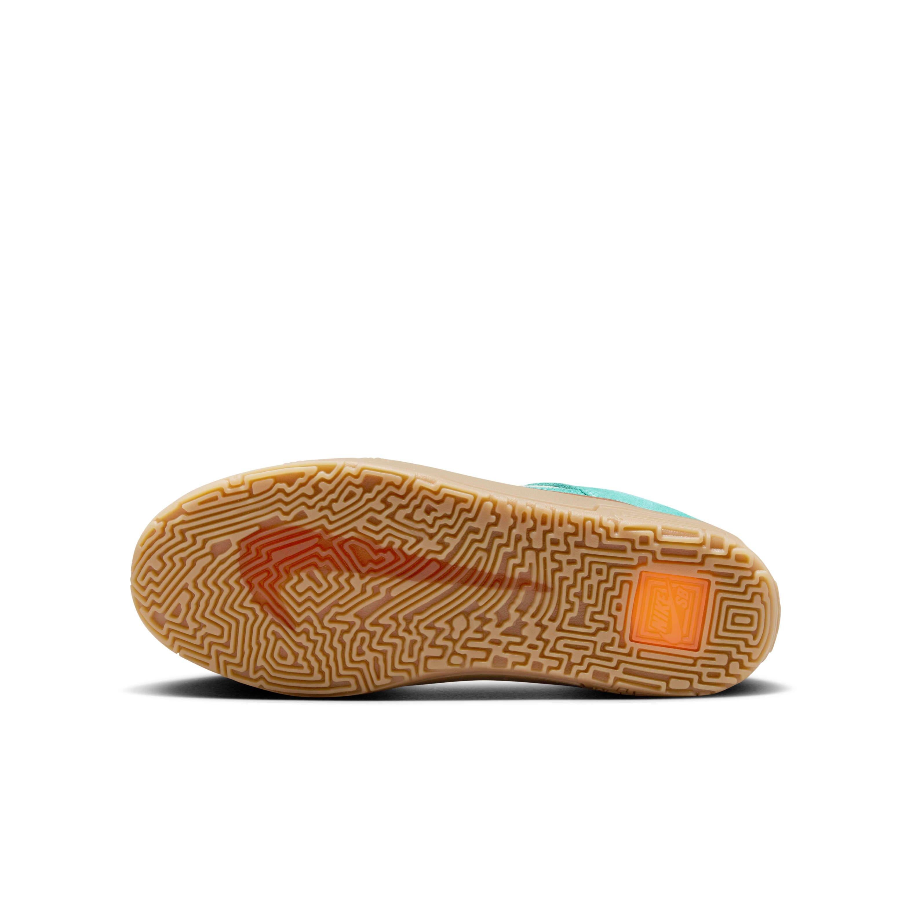 Nike SB Day One Grade School Boys' "Green/Phantom/Gum Light Brown/Dark Russet" Skateboarding Shoe