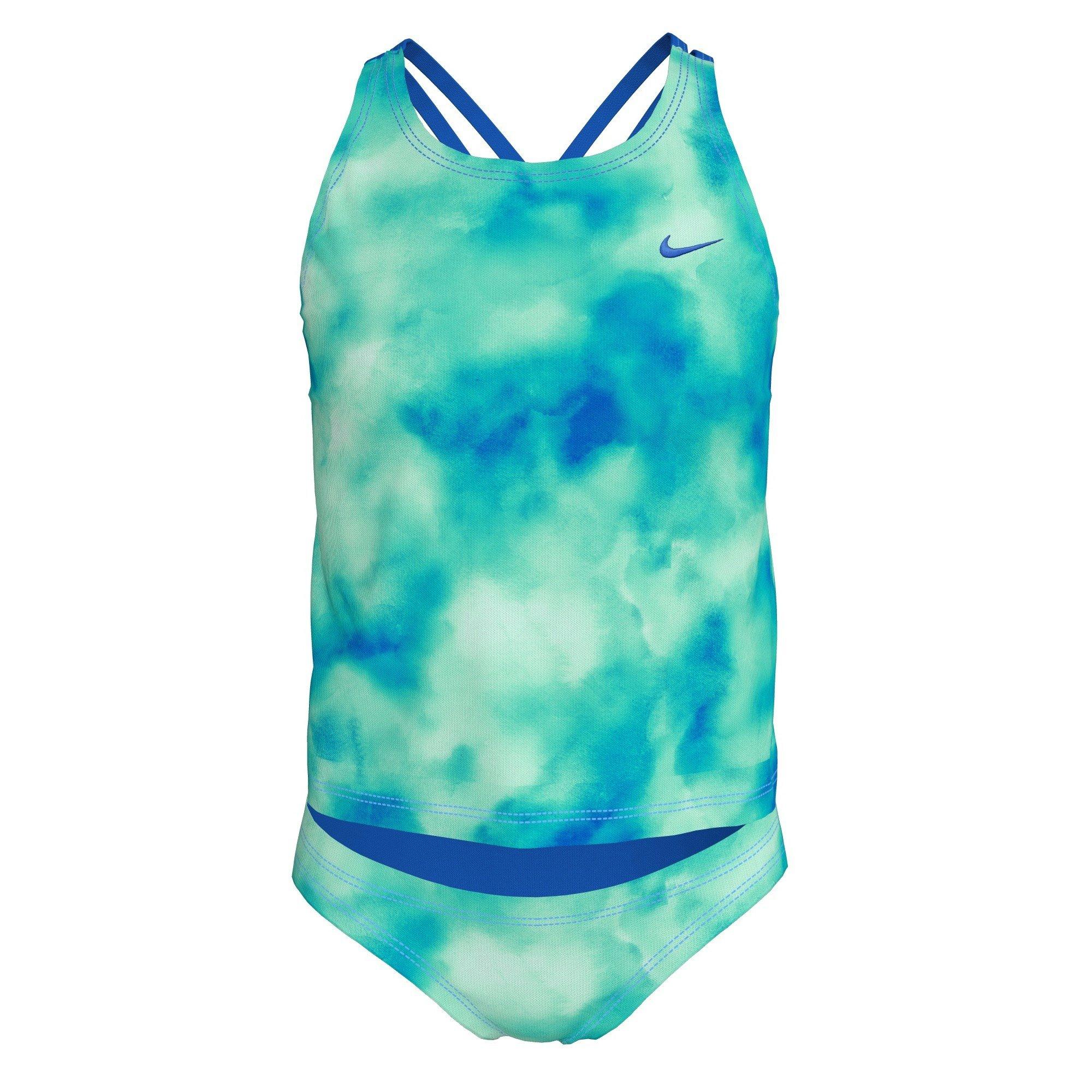 Nike Swim Autatic Awe Spiderback Big Girls' Tankini Swimsuit Set