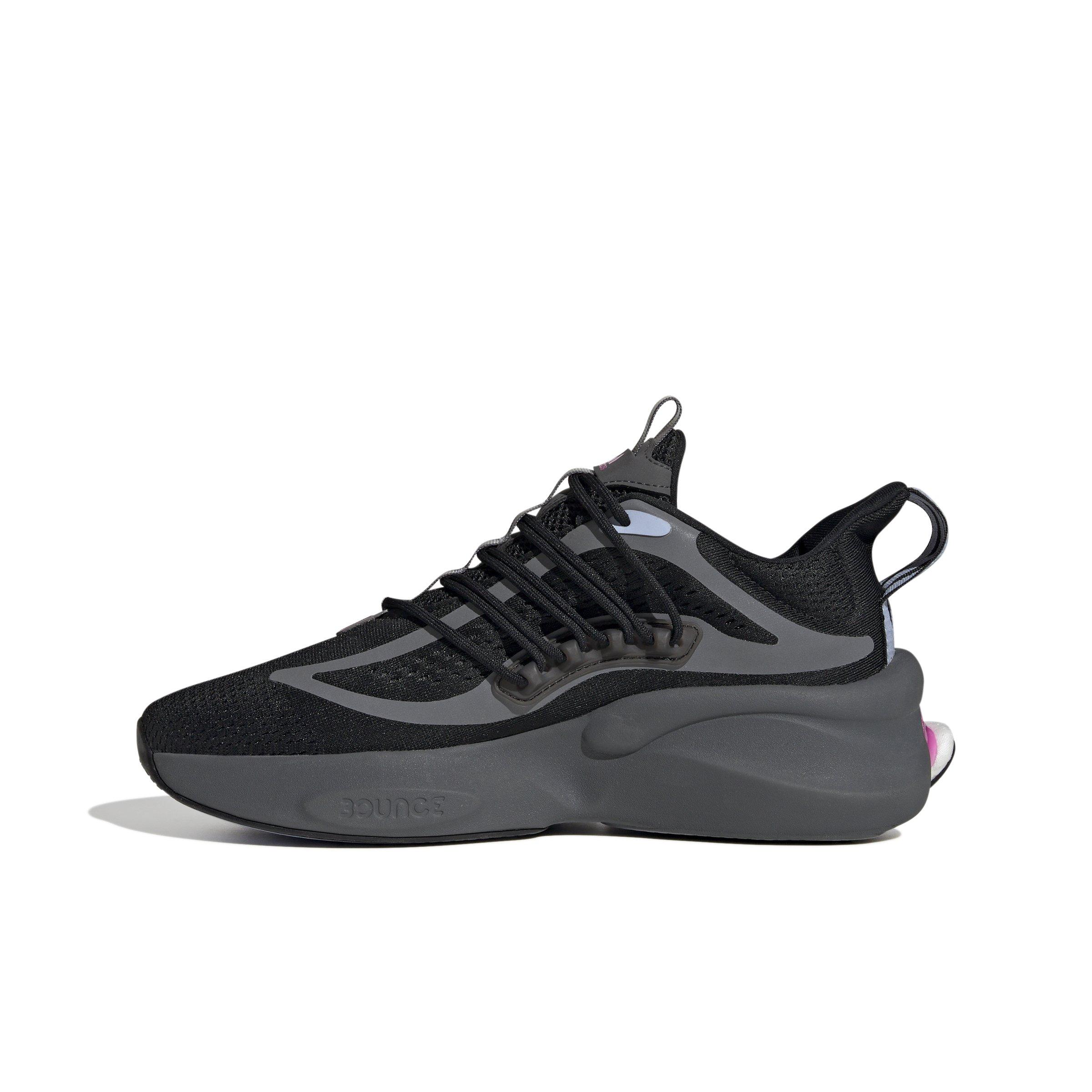 adidas Alphaboost V1 Sustainable BOOST "Core Black/Luc Fuchsia/Blue Dawn" Men's Running Shoe - BLACK/FUCHSIA/BLUE Thumbnail View 2