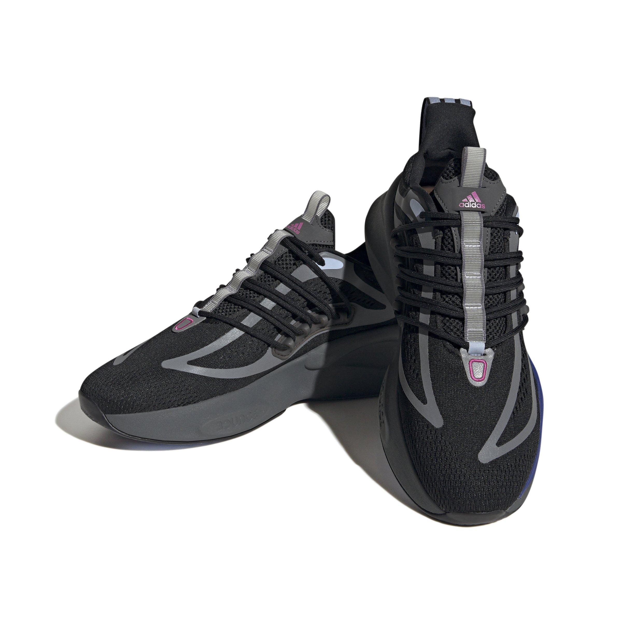adidas Alphaboost V1 Sustainable BOOST "Core Black/Luc Fuchsia/Blue Dawn" Men's Running Shoe - BLACK/FUCHSIA/BLUE Thumbnail View 3