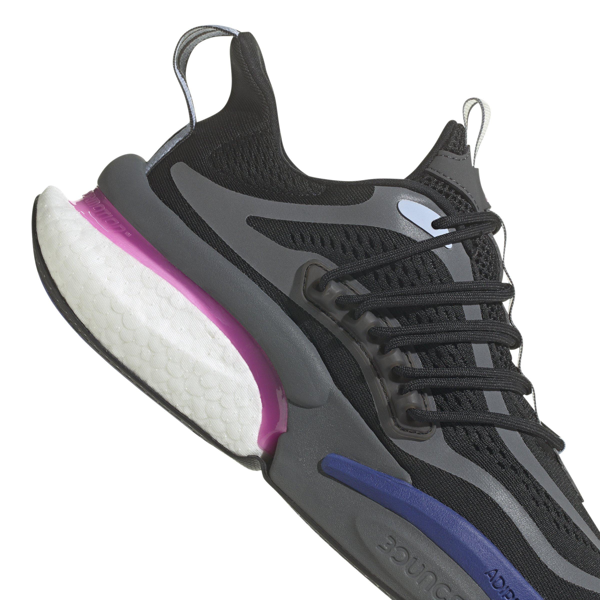adidas Alphaboost V1 Sustainable BOOST "Core Black/Luc Fuchsia/Blue Dawn" Men's Running Shoe - BLACK/FUCHSIA/BLUE Thumbnail View 7
