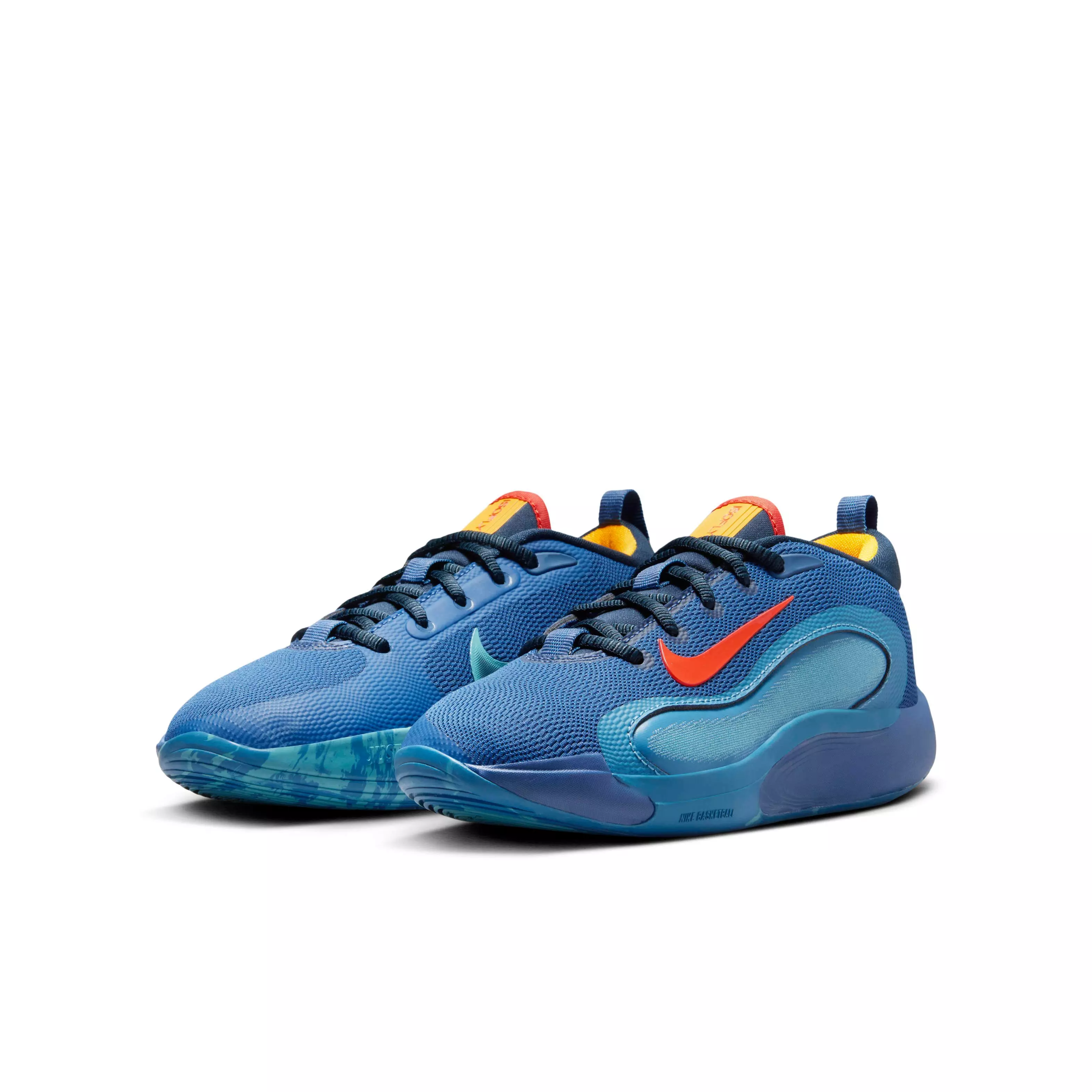 Nike IsoFly "Mystic Navy/Armory Navy/Aegean Storm/Cosmic Clay" Grade School Boys' Basketball Shoe - NAVY/NAVY/STORM/CLAY