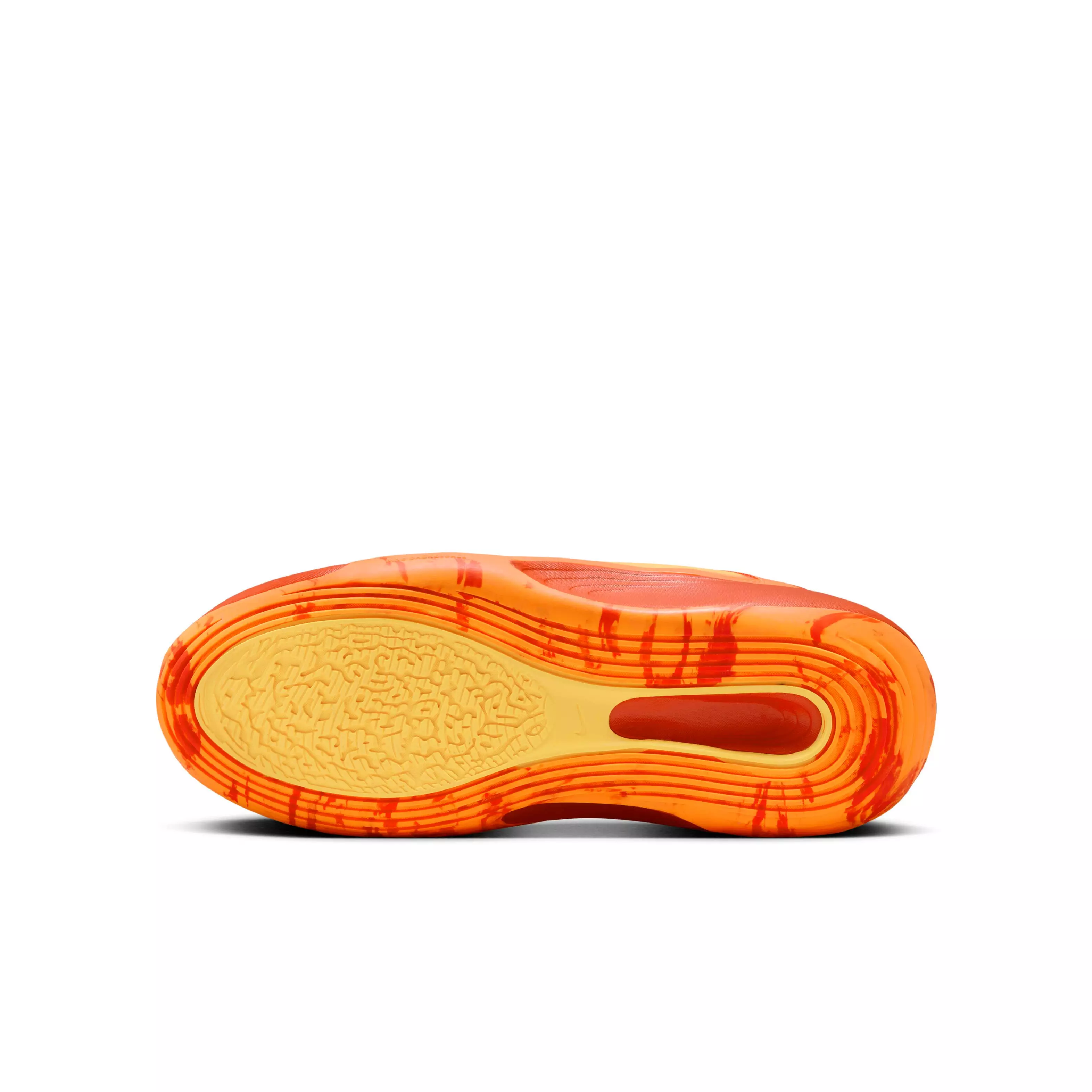 Nike IsoFly "Team Orange/Total Orange/White/Laser Orange" Grade School Boys' Basketball Shoe - ORANGE/ORANGE/WHITE/ORANGE