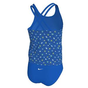 Nike Big Girls' Swim Crafted Blooms Spiderback Tankini Swimsuit Set