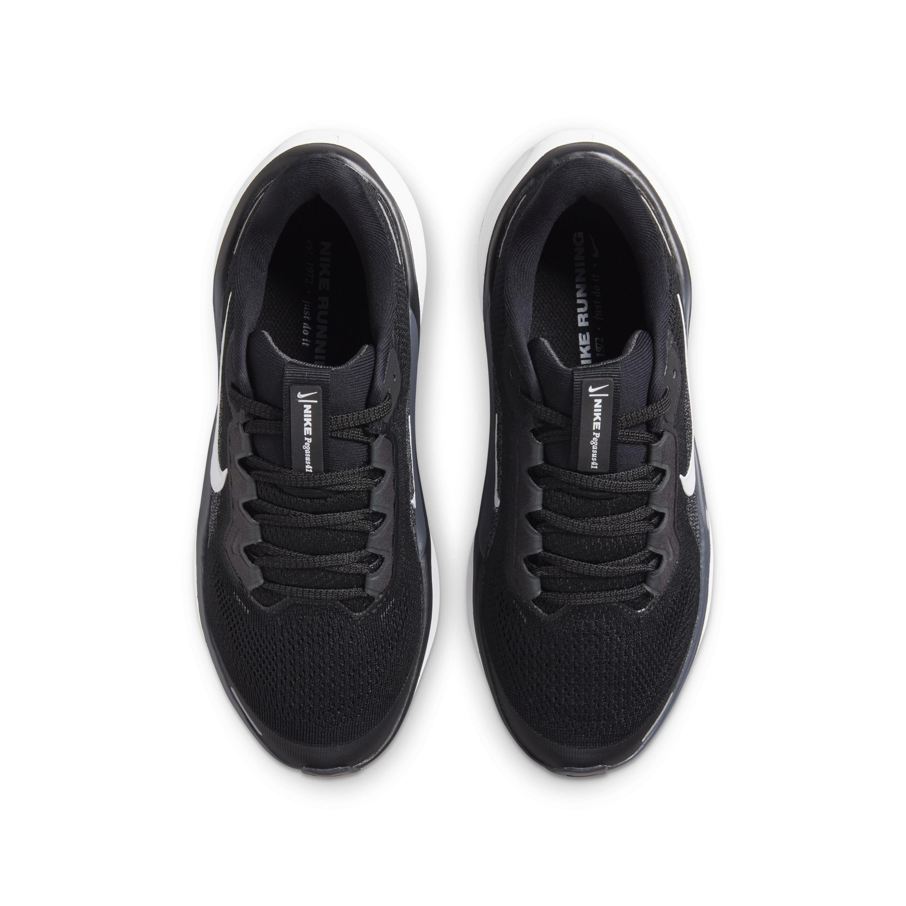 Nike Pegasus 41 Grade School Boys' "Black/Anthracite/Anthracite/White" Running Shoe