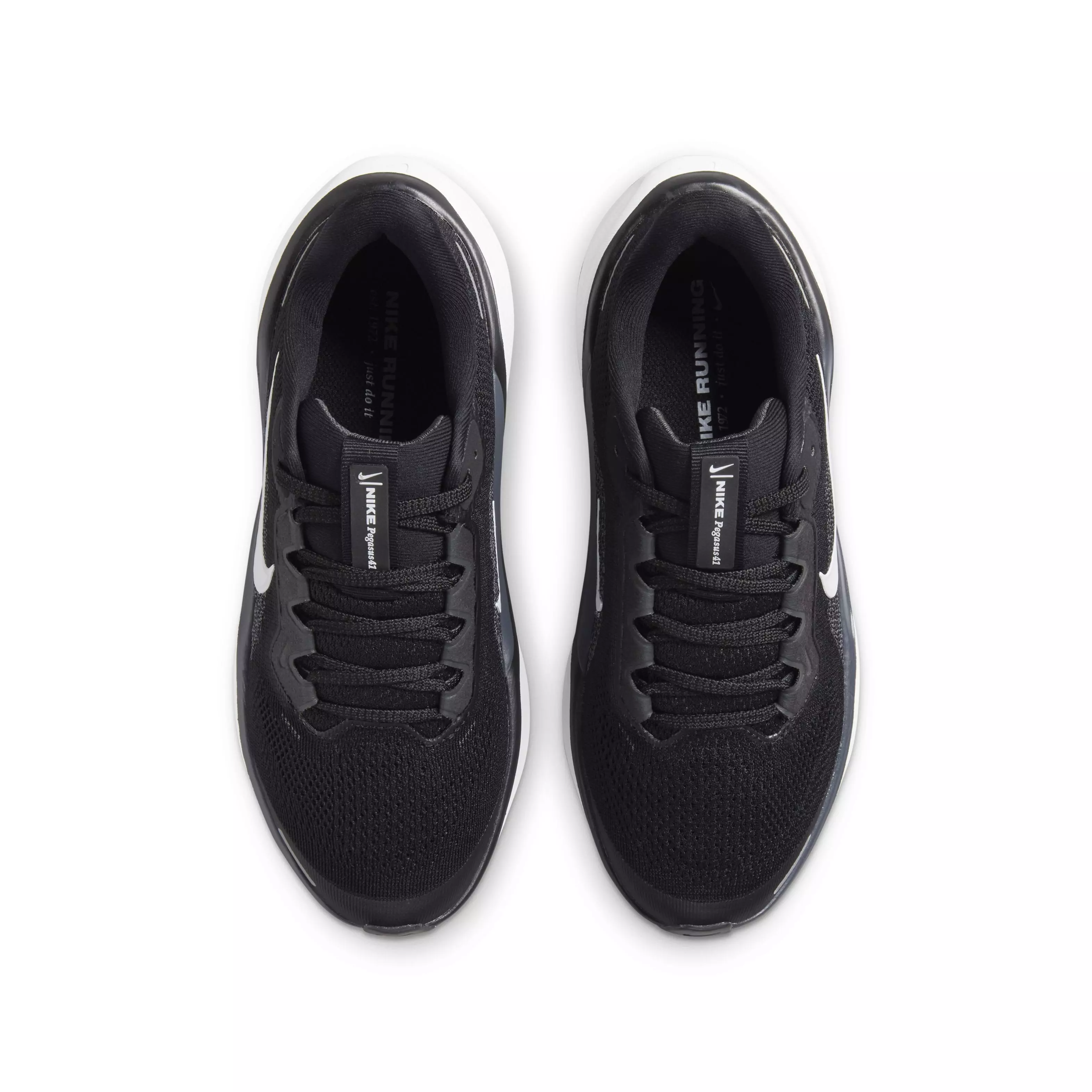 Nike Pegasus 41 "Black/Anthracite/Anthracite/White" Grade School Boys' Running Shoe - BLACK/ANTHRACITE/ANTHRACITE/WHITE