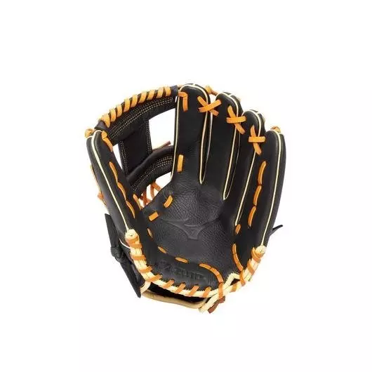 Mizuno Prospect Select Series 11.5" Infield/Pitcher's Baseball Glove RHT - BLACK/BROWN