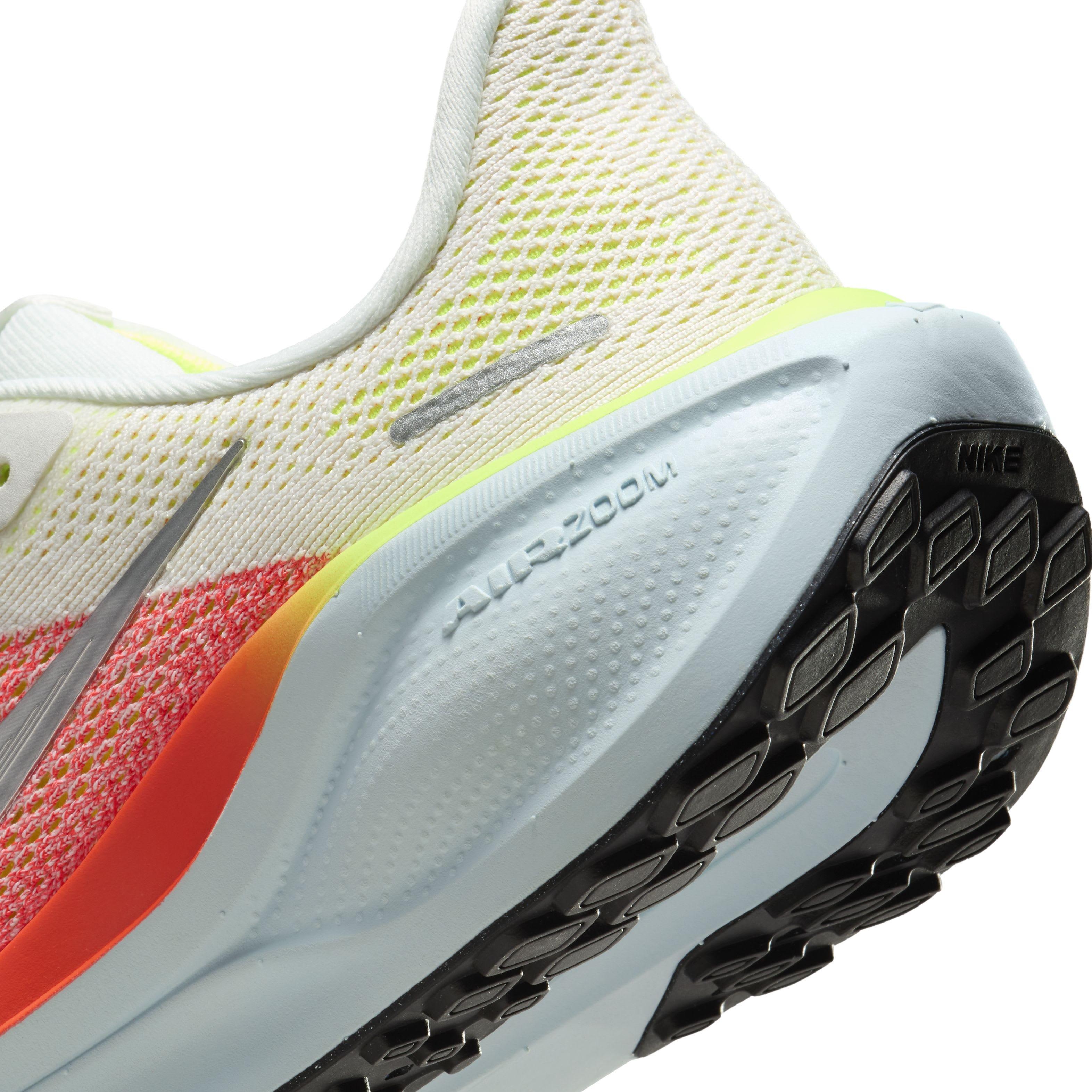 Nike Pegasus 41 Grade School Boys' "Summit White/Bright Crimson/Glacier Blue/Chrome" Running Shoe