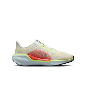 Nike Pegasus 41 "Summit White/Bright Crimson/Glacier Blue/Chrome" Grade School Boys' Running Shoe
