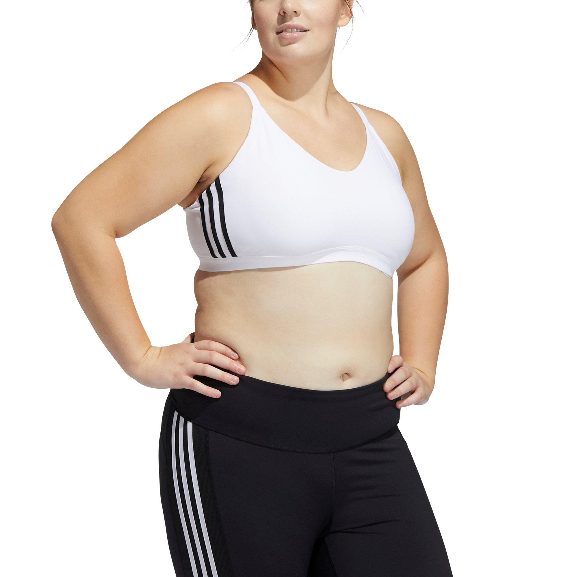 adidas All Me Branded Bra (Plus Size) - Black