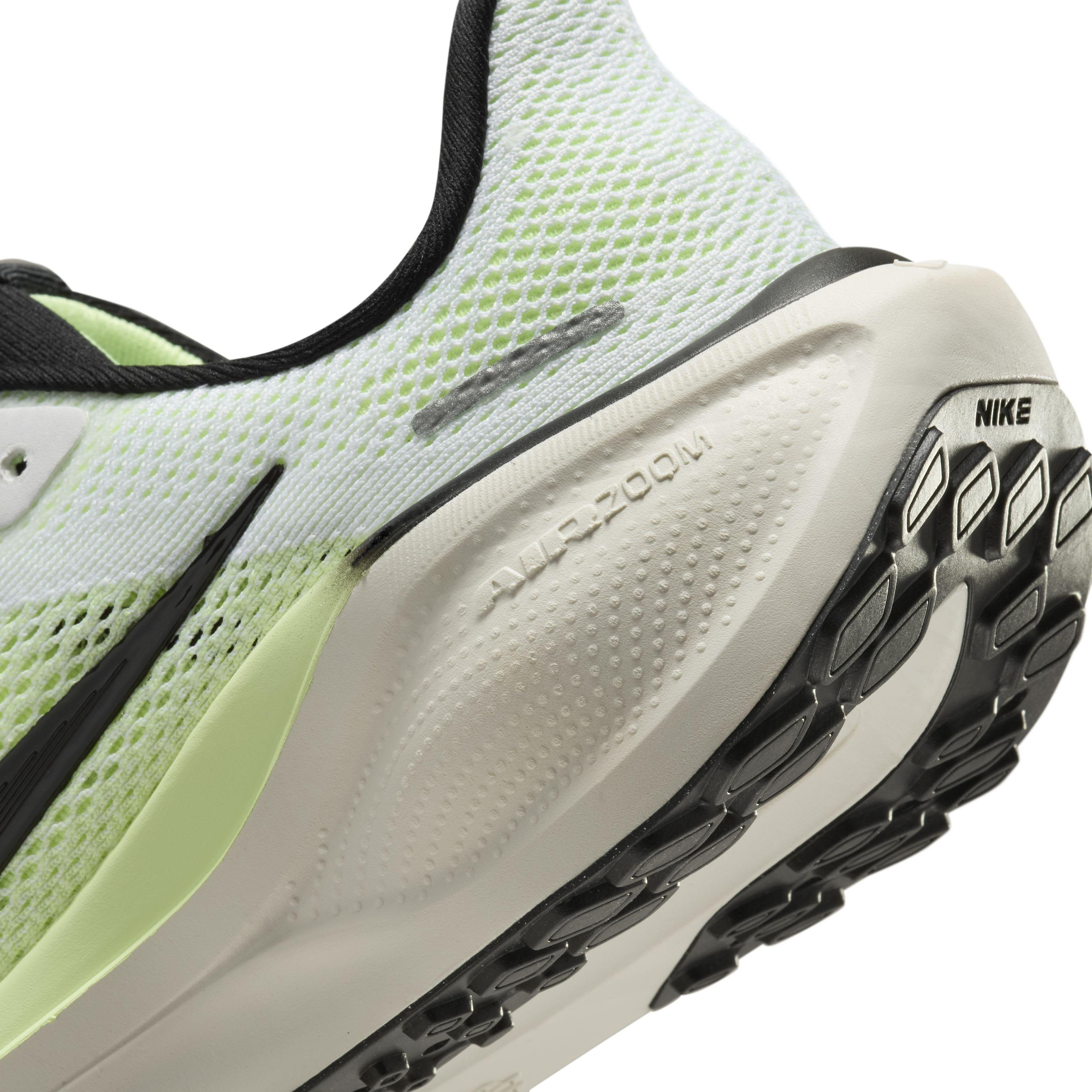 Nike Pegasus 41 Grade School Boys' "White/Barely Volt/Vintage Green/Black" Running Shoe