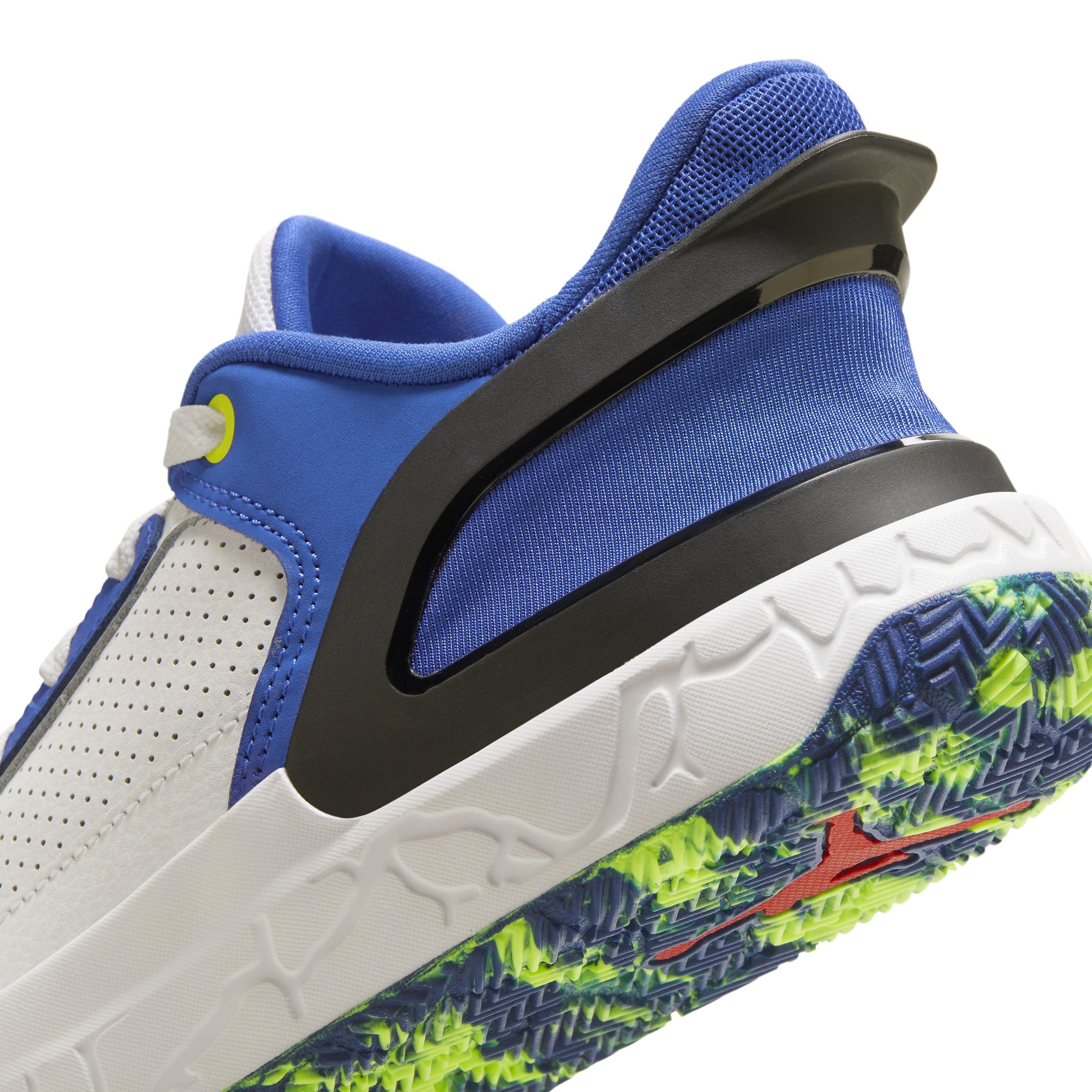 Jordan DAY1 EO "White/Storm Blue/Treasure Blue/University Red" Grade School Boys' Shoe - WHITE/BLUE/BLUE/RED Thumbnail View 8