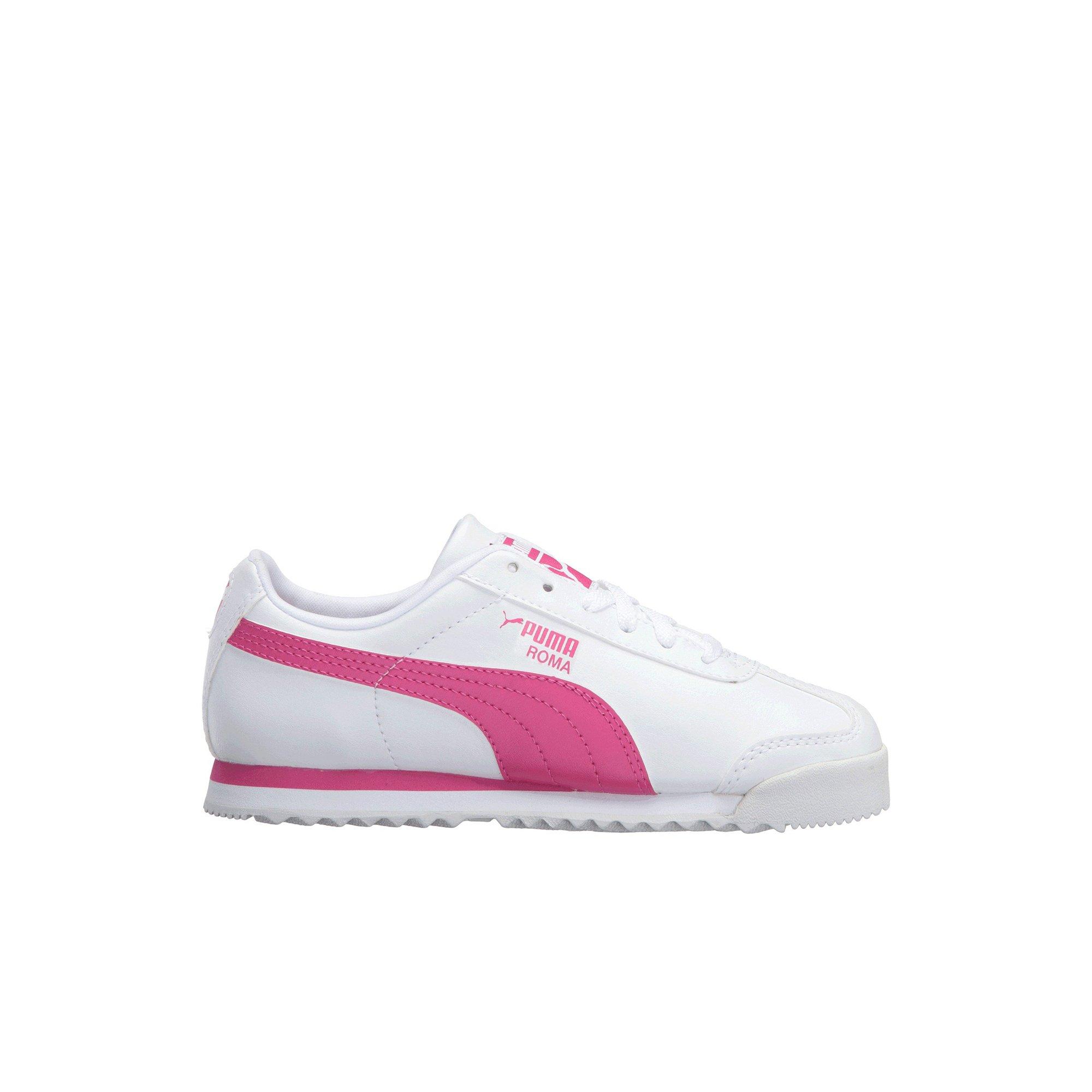 white pink pumas