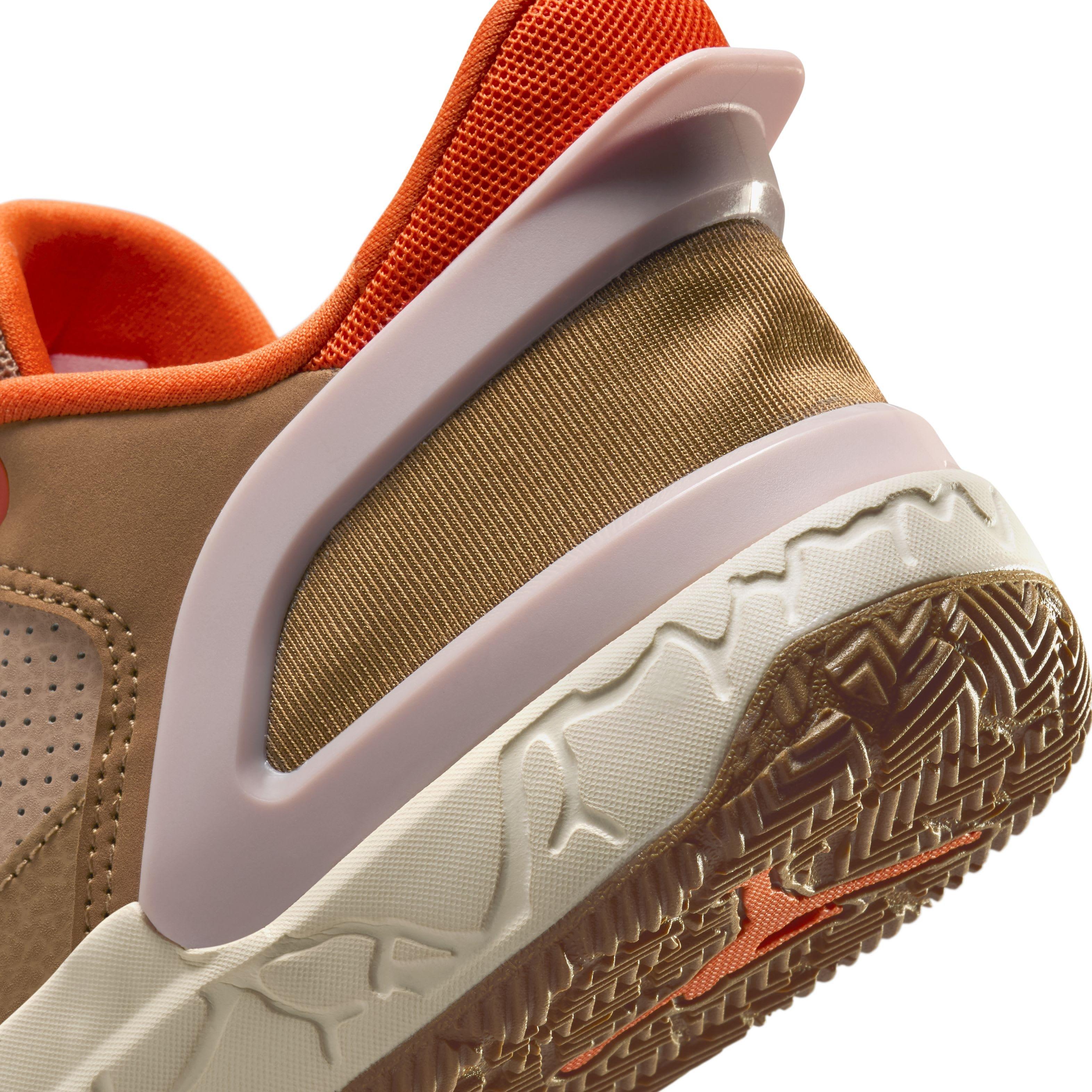 Jordan DAY1 EO Grade School Boys' "Dark Driftwood/Rattan/Hemp/Brilliant Orange" Shoe