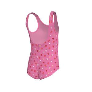 Nike Little Girls' Swim Crafted Blooms U-Back One Piece Swimsuit