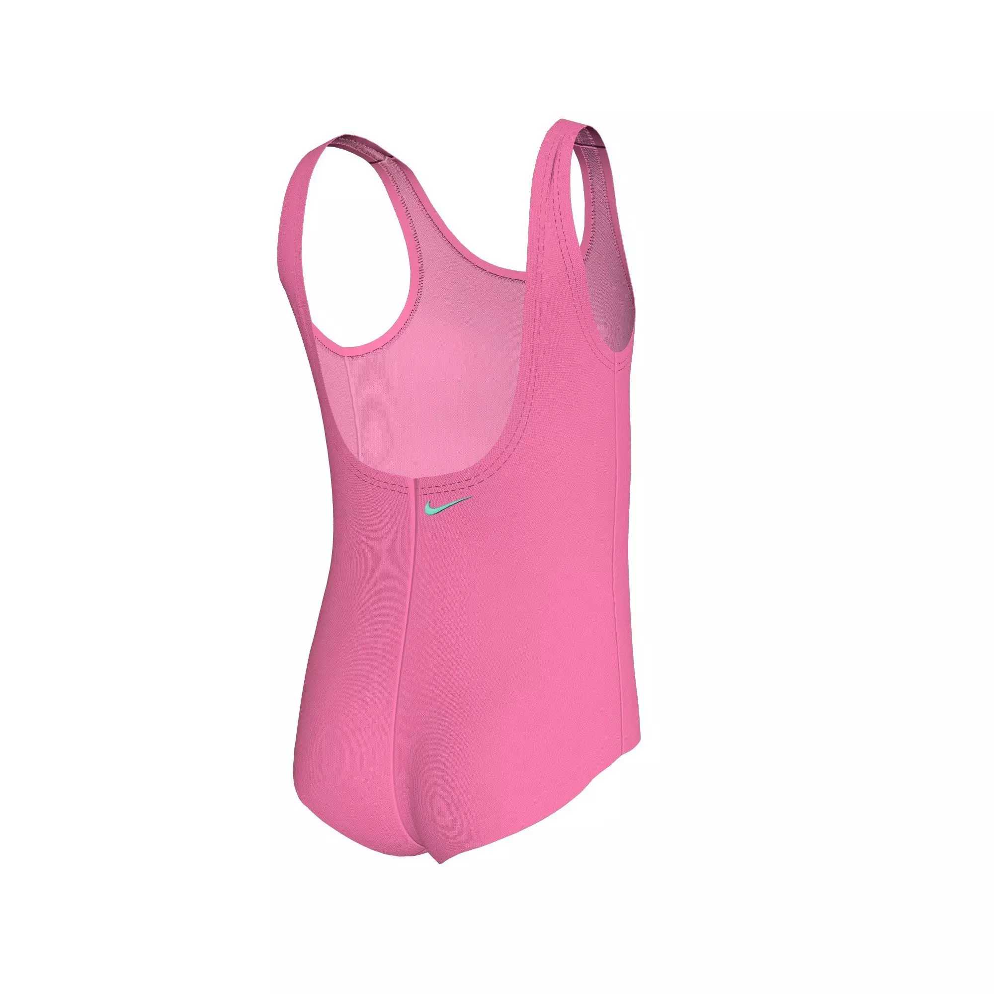Nike Little Girls' Swim Doodle Floral U-Back One Piece Swimsuit - PINK