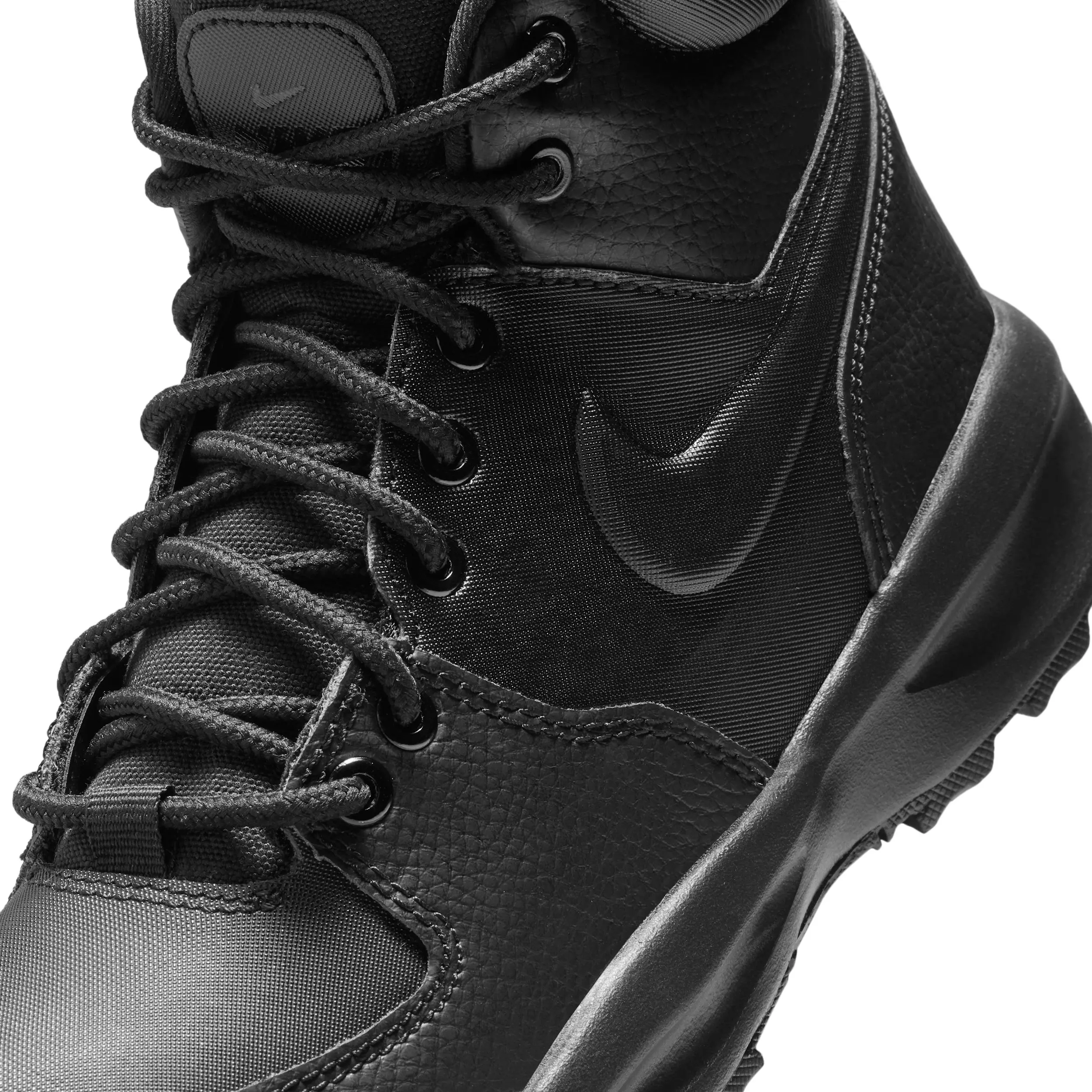 Nike Manoa 17 "Black/Black/Black" Grade School Boys' Boot - BLACK/BLACK/BLACK