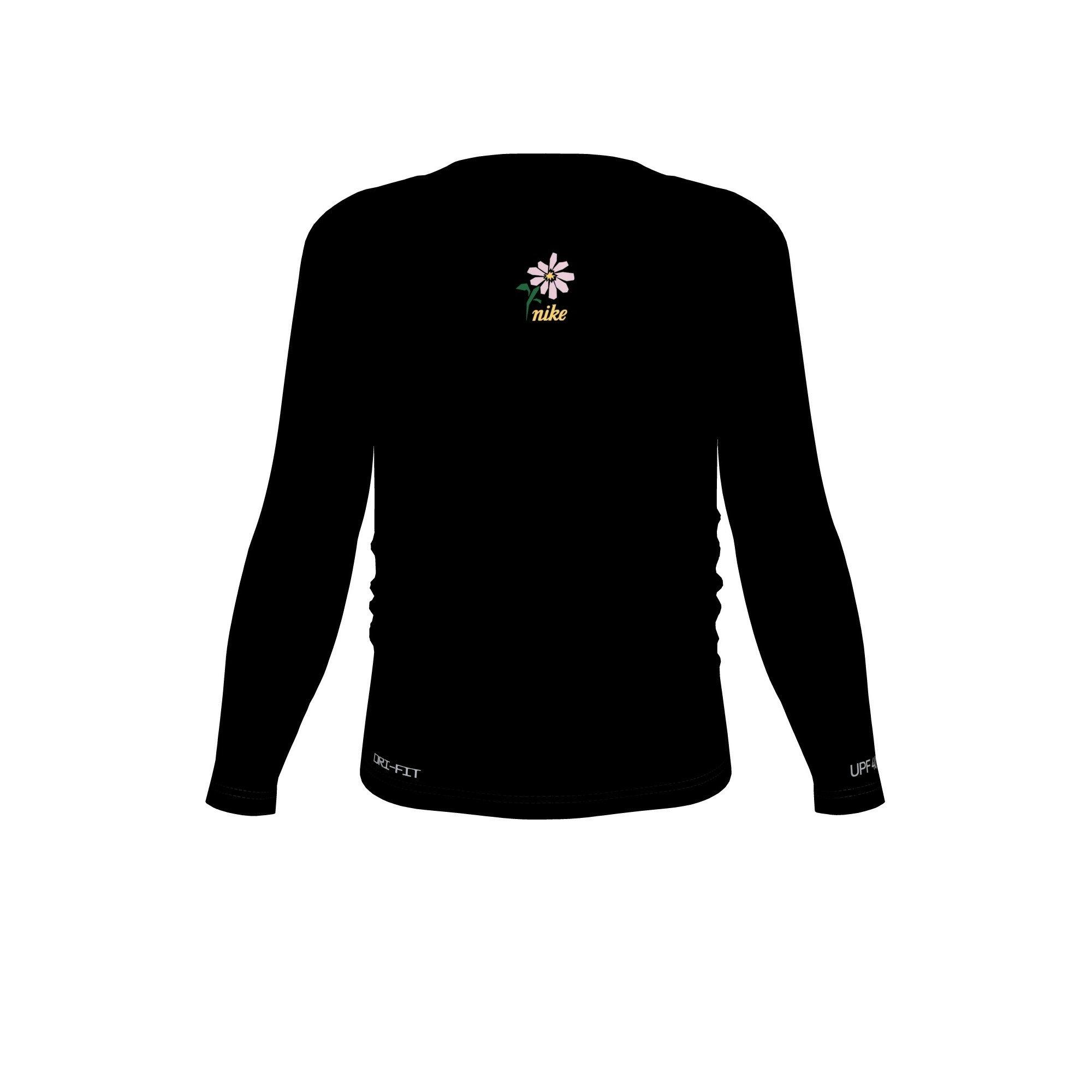 Nike Swim Hydroguard Dri-FIT UV Little Girls' Long Sleeve Swim Top