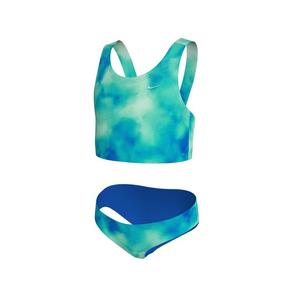 Nike Little Girls' Swim Long Sleeve Hydroguard + Midkini Set