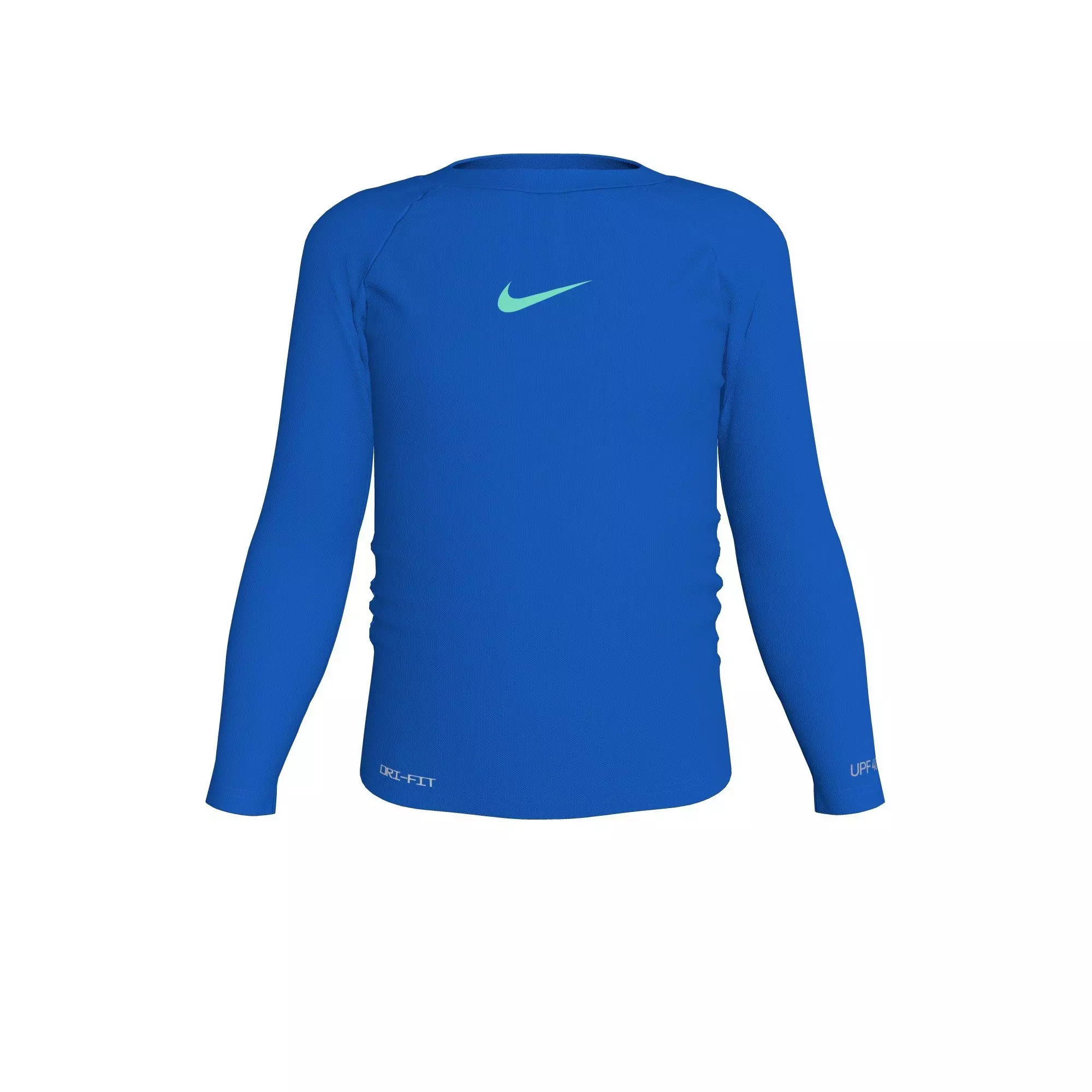 Nike Little Girls' Swim Long Sleeve Hydroguard + Midkini Set - TURQUOISE