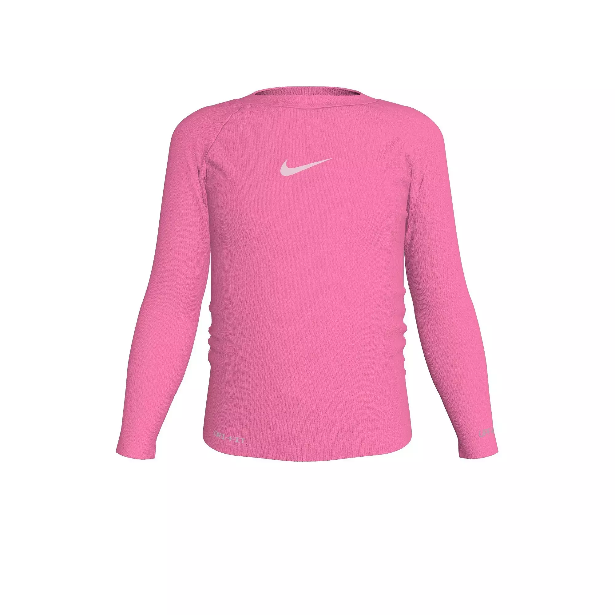 Nike Little Girls' Swim Long Sleeve Hydroguard + Midkini Set - PINK