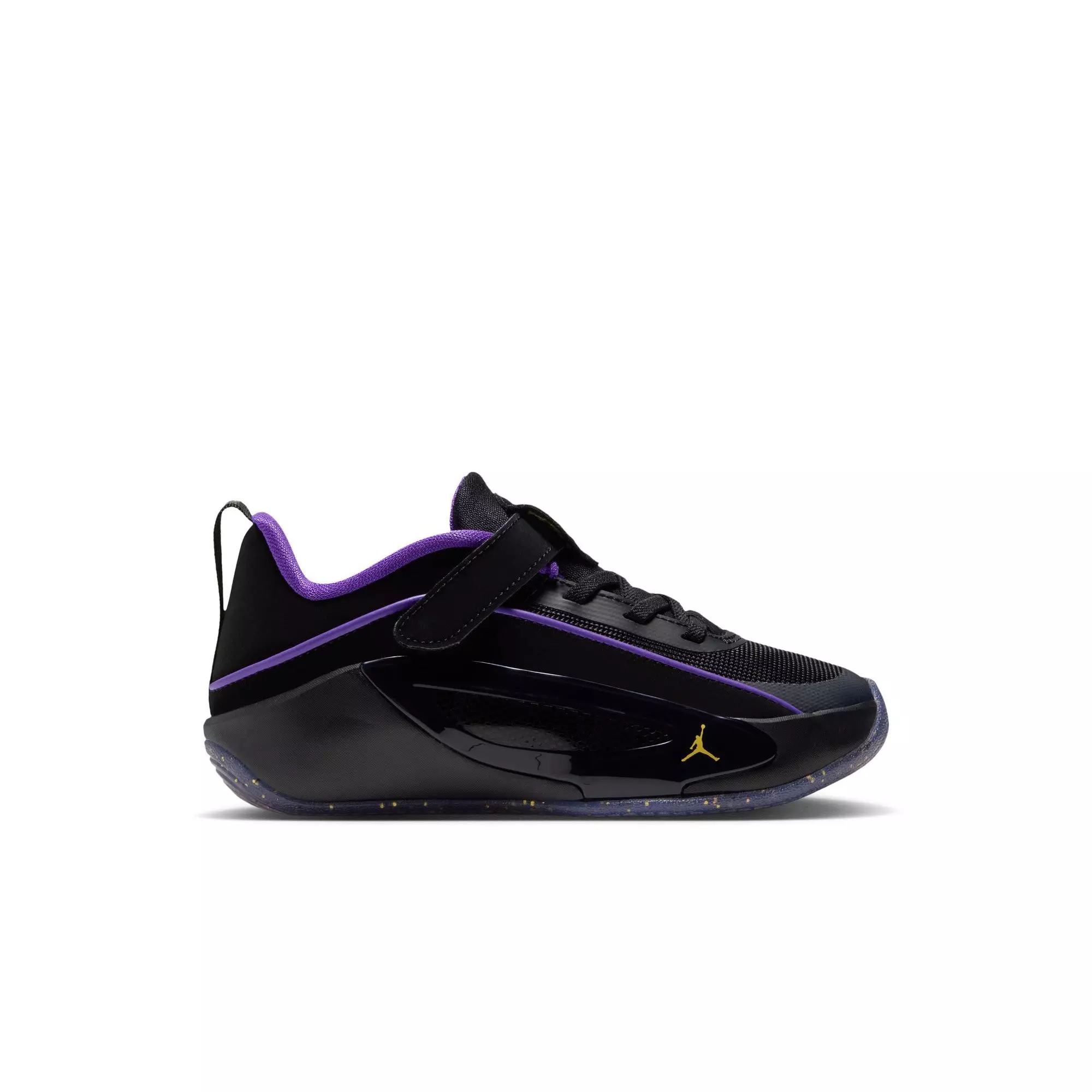 Jordan Luka 5 "Varsity Maize" Preschool Kids' Basketball Shoe - BLACK/VARSITY MAIZE/PURPLE VENOM