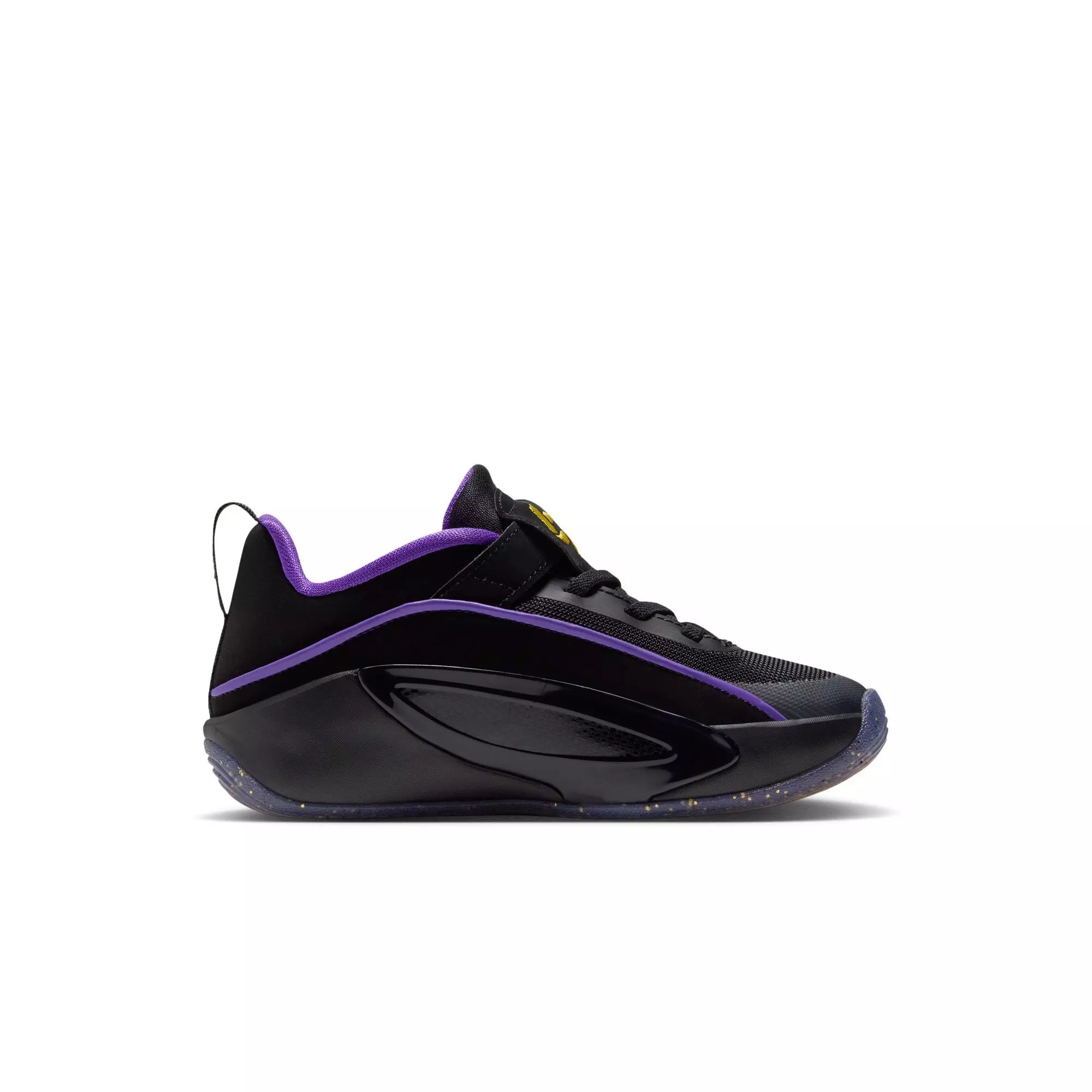 Jordan Luka 5 "Varsity Maize" Preschool Kids' Basketball Shoe - BLACK/VARSITY MAIZE/PURPLE VENOM